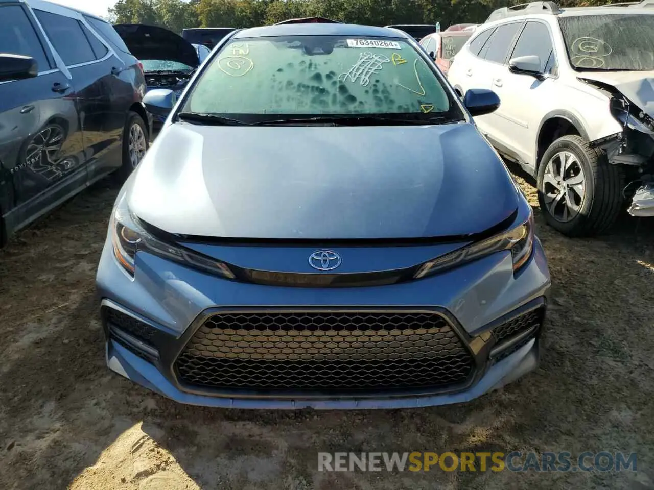 5 fotografías del automóvil dañado JTDS4MCE5NJ081820 TOYOTA COROLLA 2022