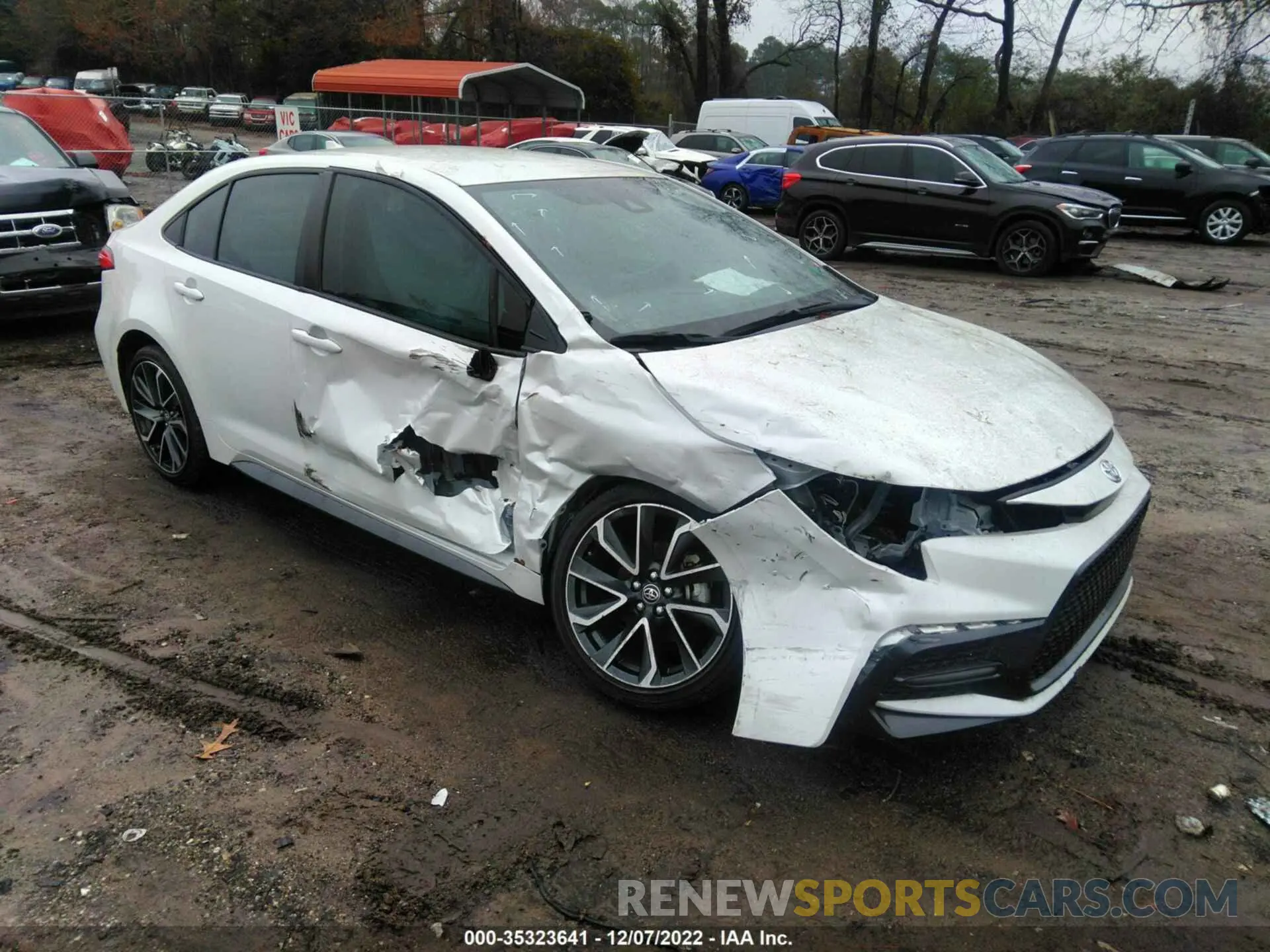 1 fotografías del automóvil dañado JTDS4MCE5NJ084426 TOYOTA COROLLA 2022