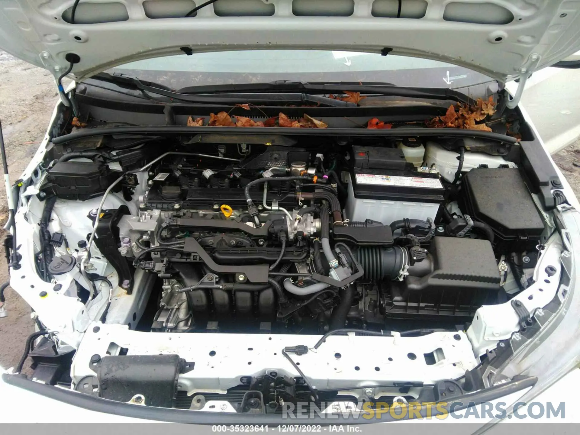 10 fotografías del automóvil dañado JTDS4MCE5NJ084426 TOYOTA COROLLA 2022