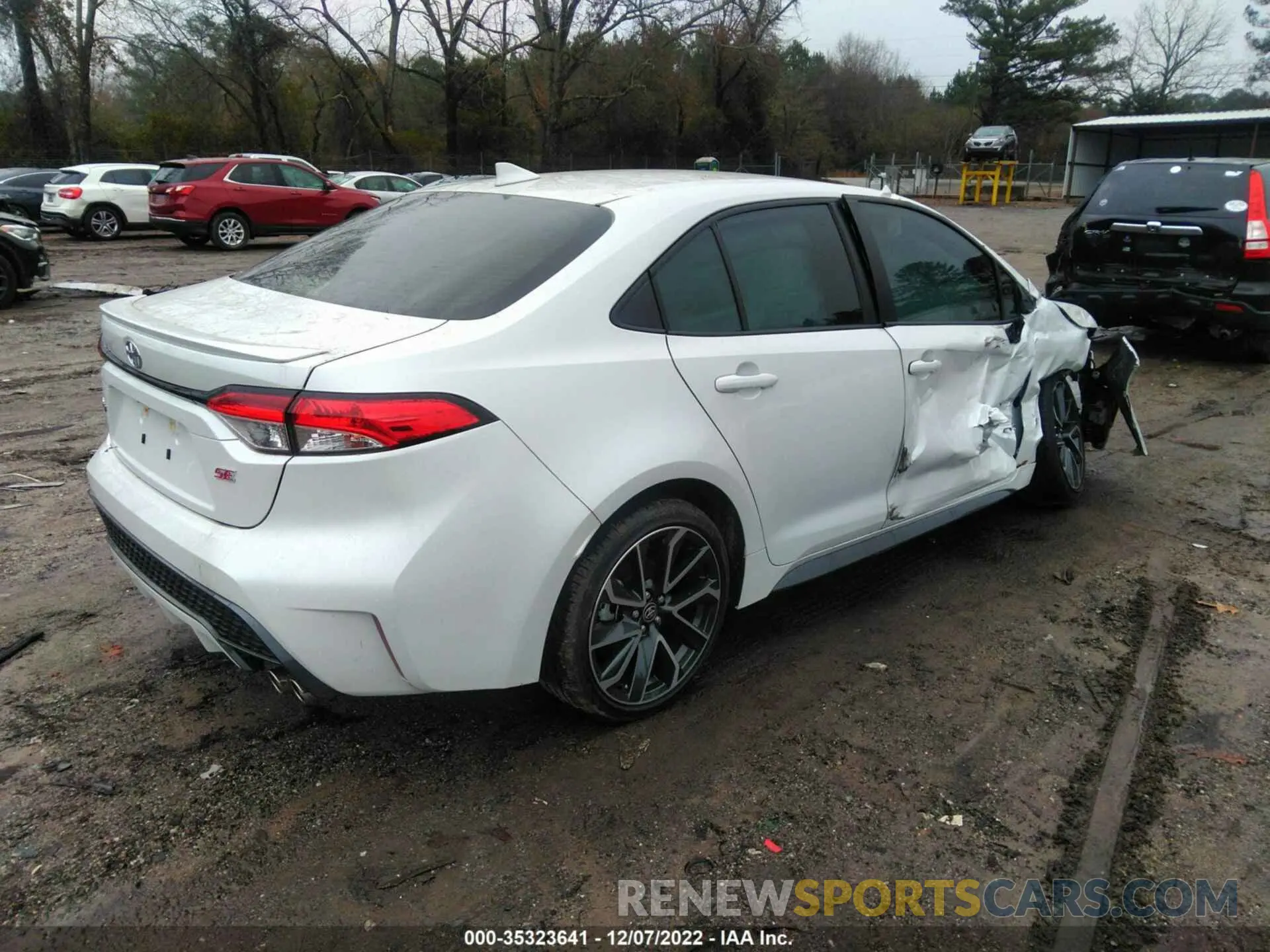 4 fotografías del automóvil dañado JTDS4MCE5NJ084426 TOYOTA COROLLA 2022