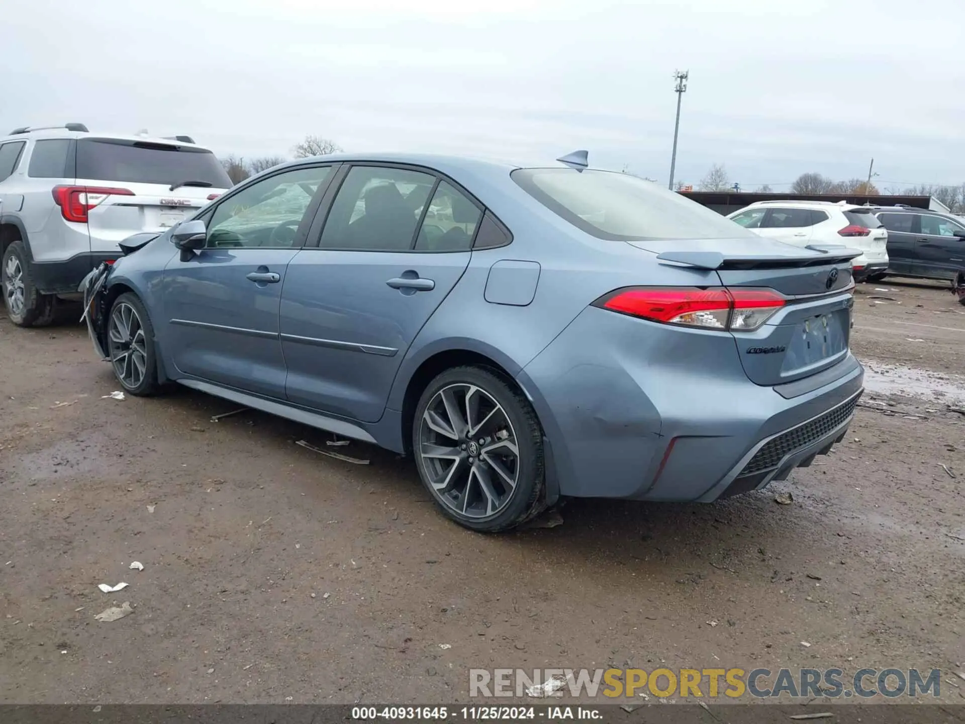 3 fotografías del automóvil dañado JTDS4MCE5NJ096074 TOYOTA COROLLA 2022