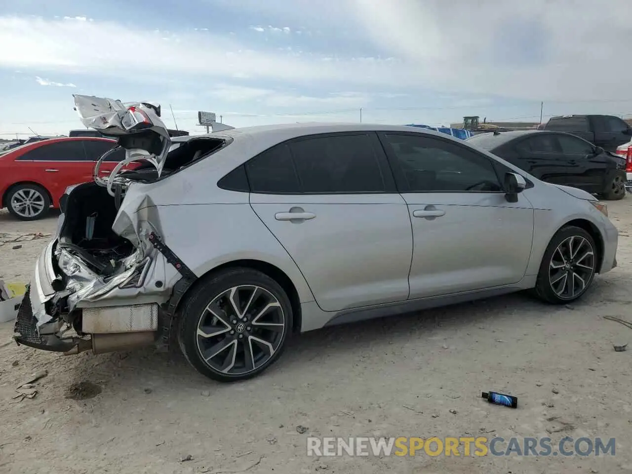 3 fotografías del automóvil dañado JTDS4MCE5NJ097158 TOYOTA COROLLA 2022