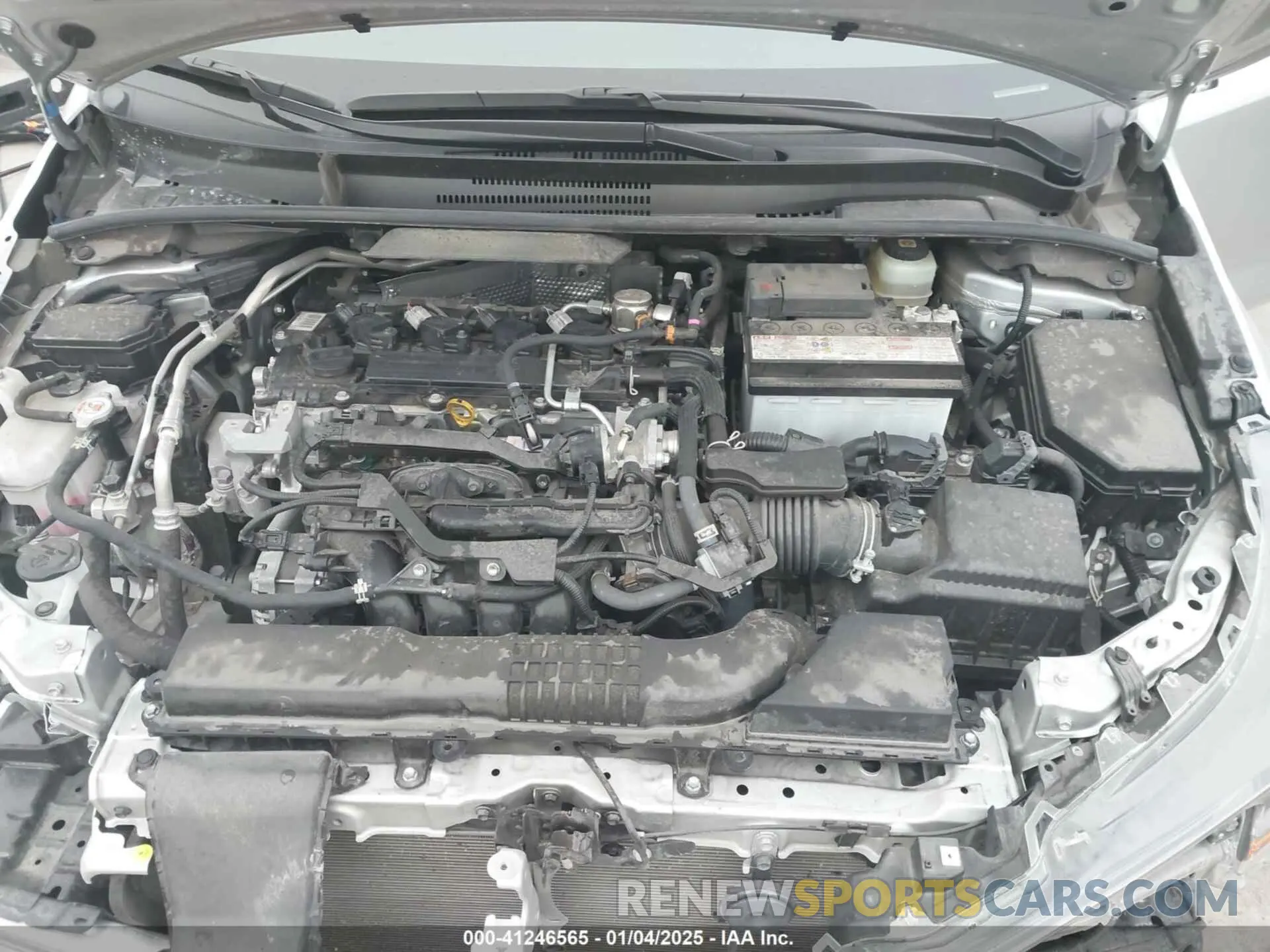 10 fotografías del automóvil dañado JTDS4MCE6NJ084631 TOYOTA COROLLA 2022