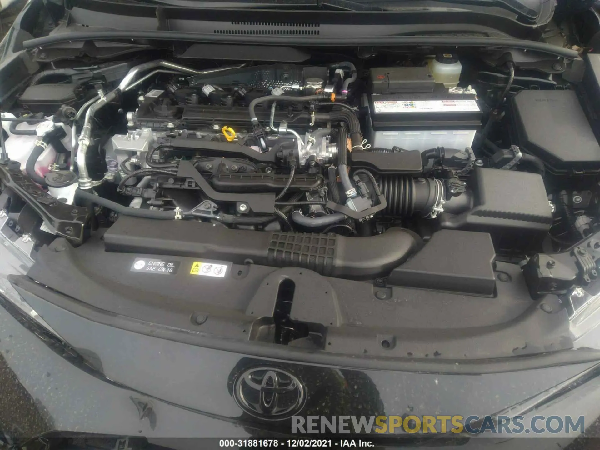 10 fotografías del automóvil dañado JTDS4MCE6NJ085360 TOYOTA COROLLA 2022