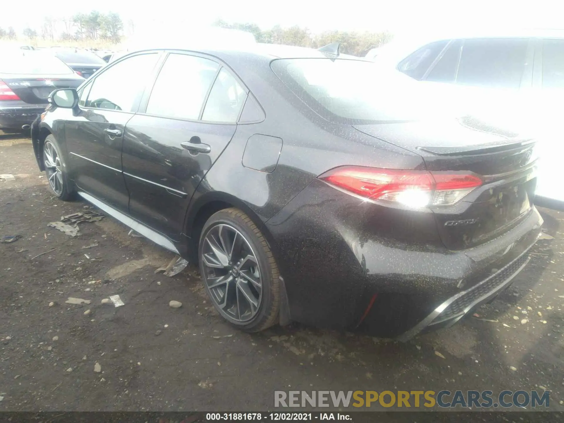 3 fotografías del automóvil dañado JTDS4MCE6NJ085360 TOYOTA COROLLA 2022