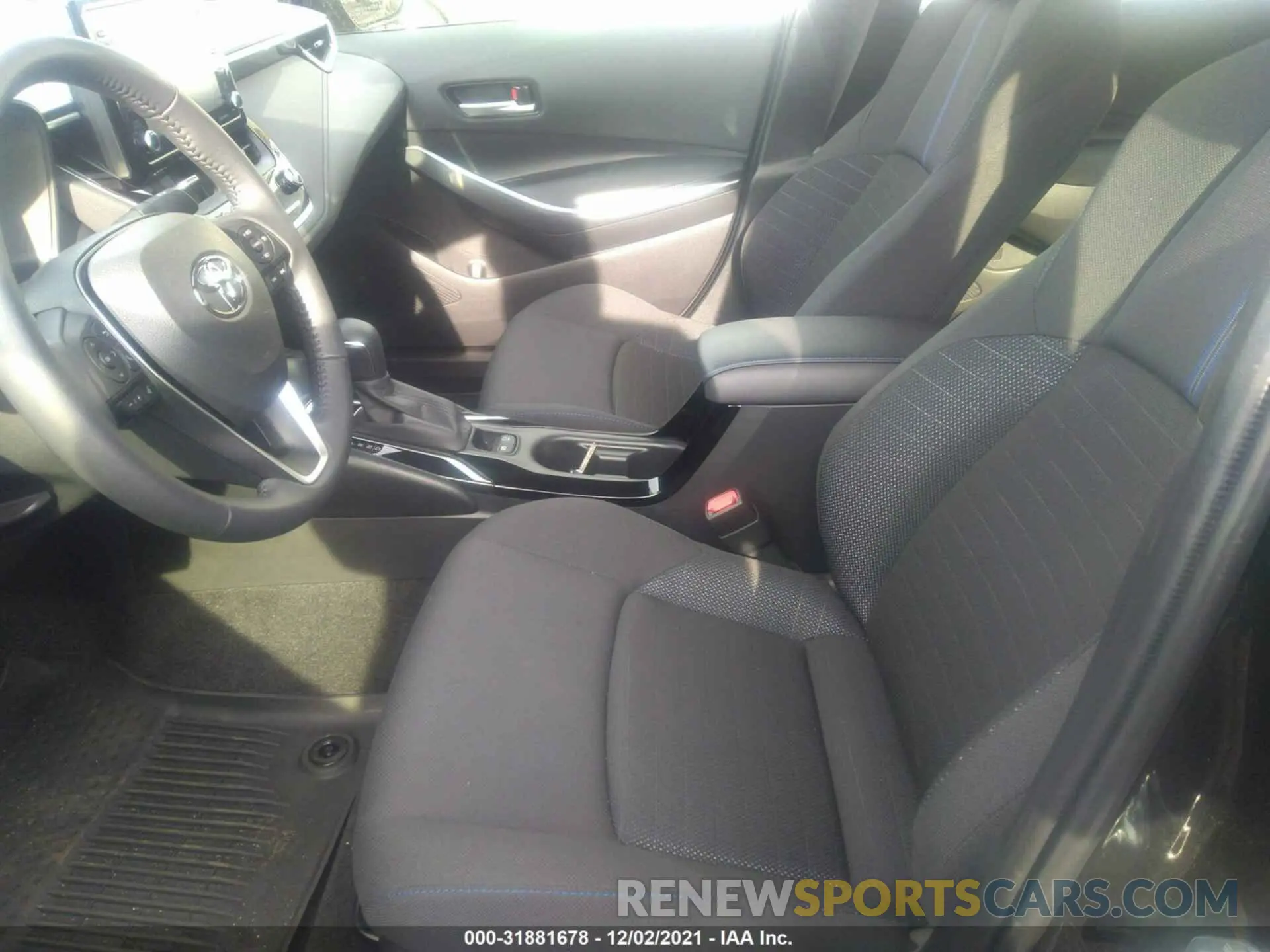 5 fotografías del automóvil dañado JTDS4MCE6NJ085360 TOYOTA COROLLA 2022