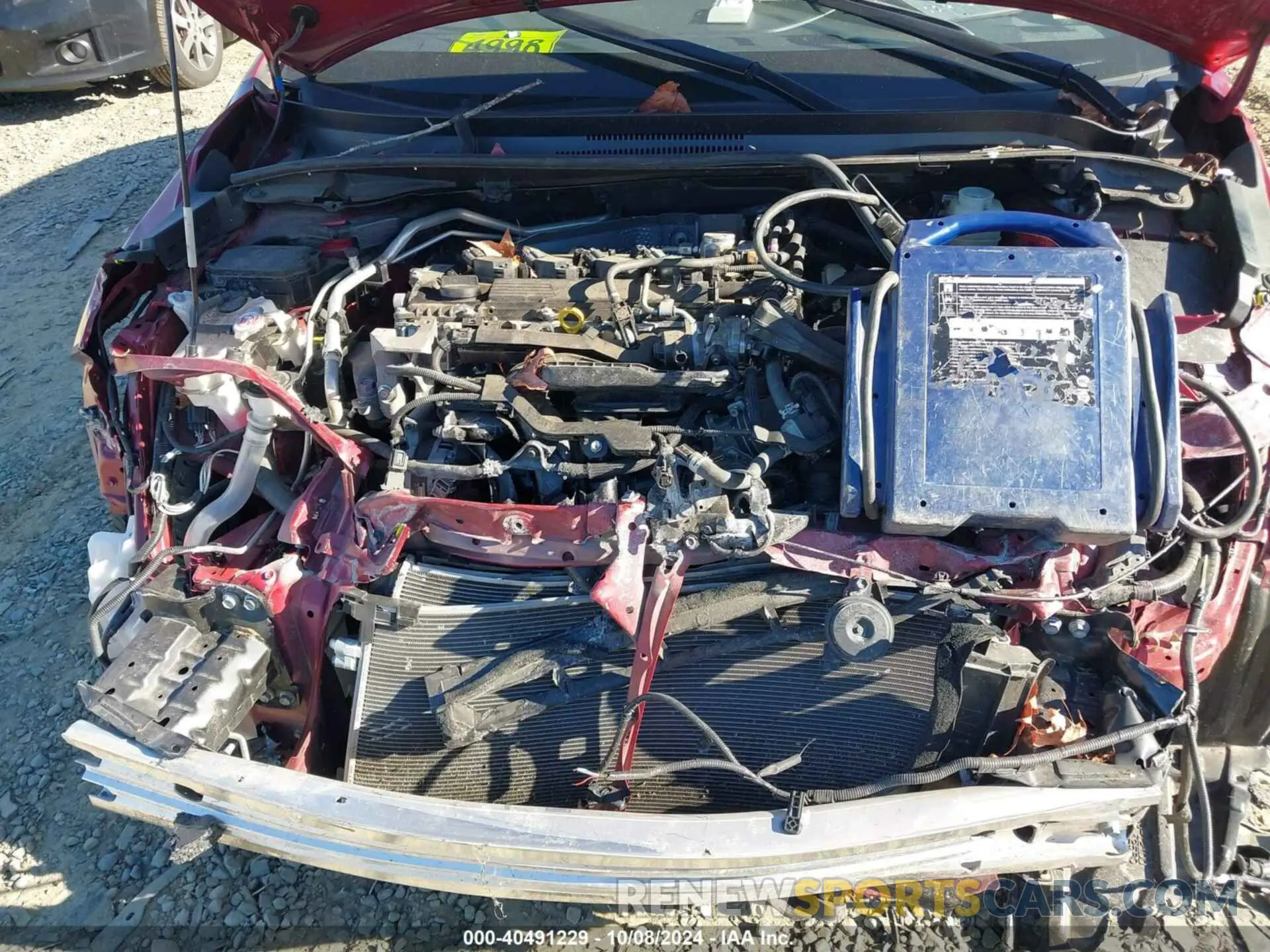 10 fotografías del automóvil dañado JTDS4MCE6NJ097766 TOYOTA COROLLA 2022