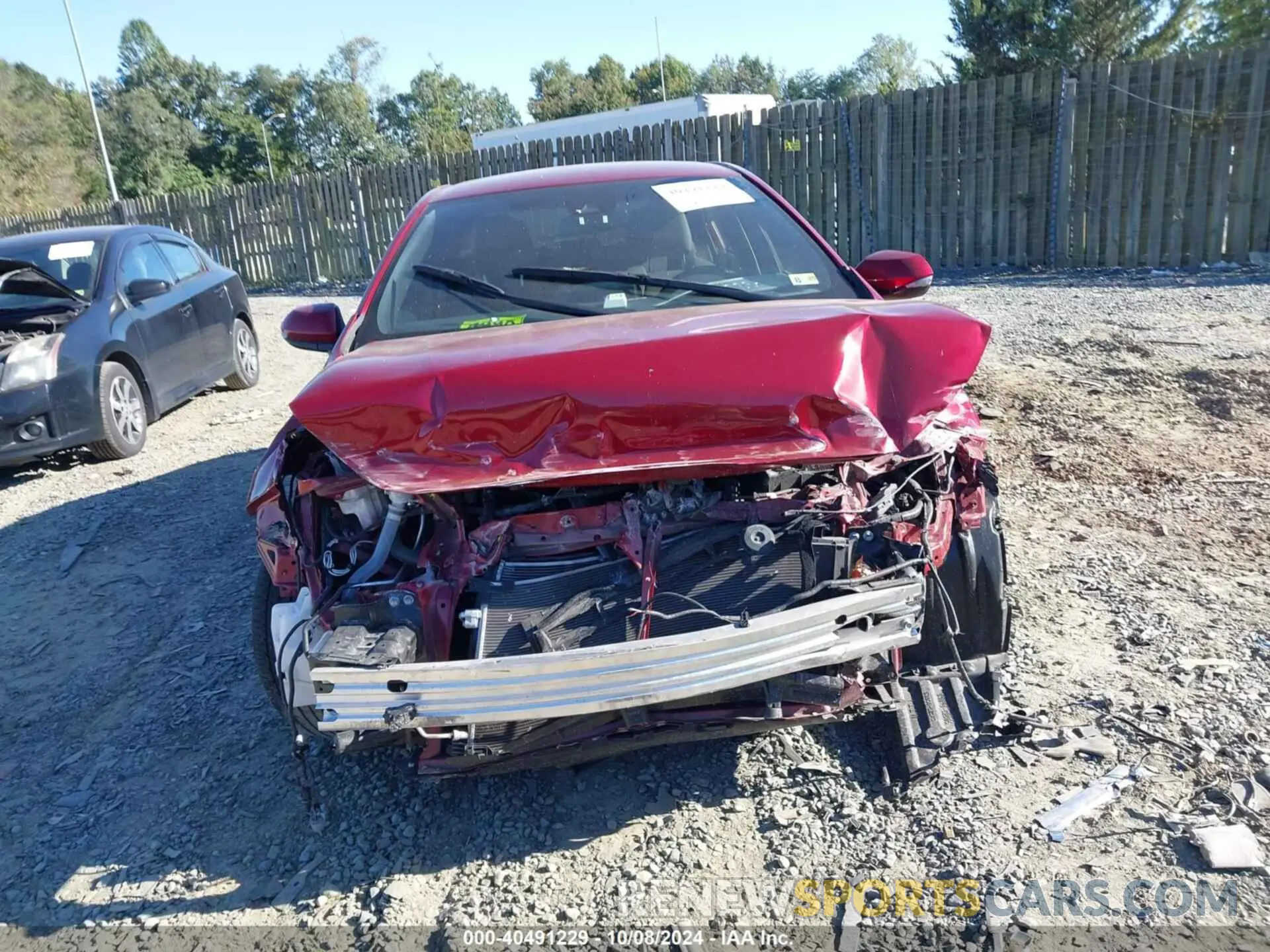 12 fotografías del automóvil dañado JTDS4MCE6NJ097766 TOYOTA COROLLA 2022