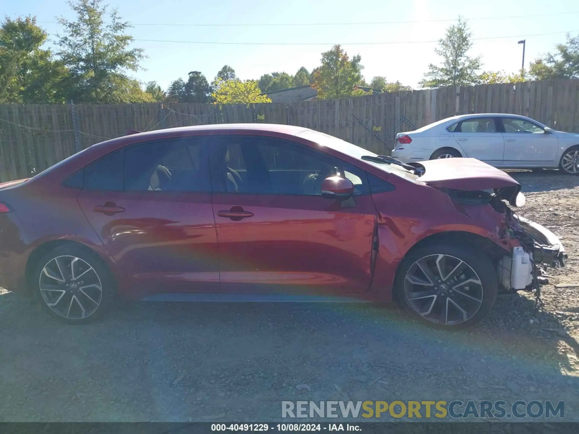 13 fotografías del automóvil dañado JTDS4MCE6NJ097766 TOYOTA COROLLA 2022