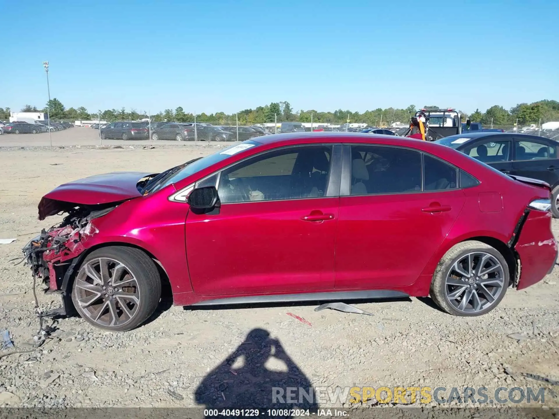 14 fotografías del automóvil dañado JTDS4MCE6NJ097766 TOYOTA COROLLA 2022