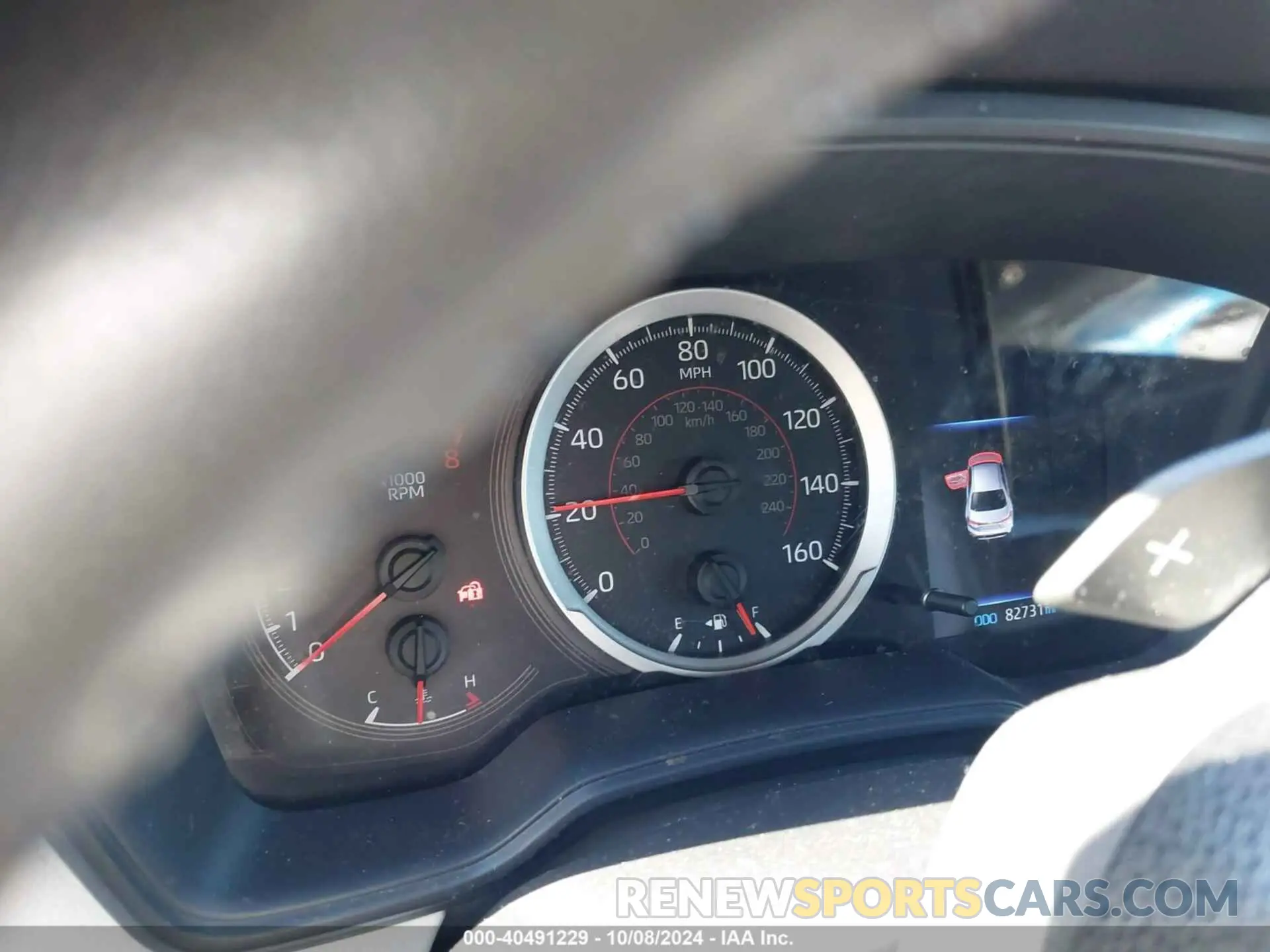 7 fotografías del automóvil dañado JTDS4MCE6NJ097766 TOYOTA COROLLA 2022