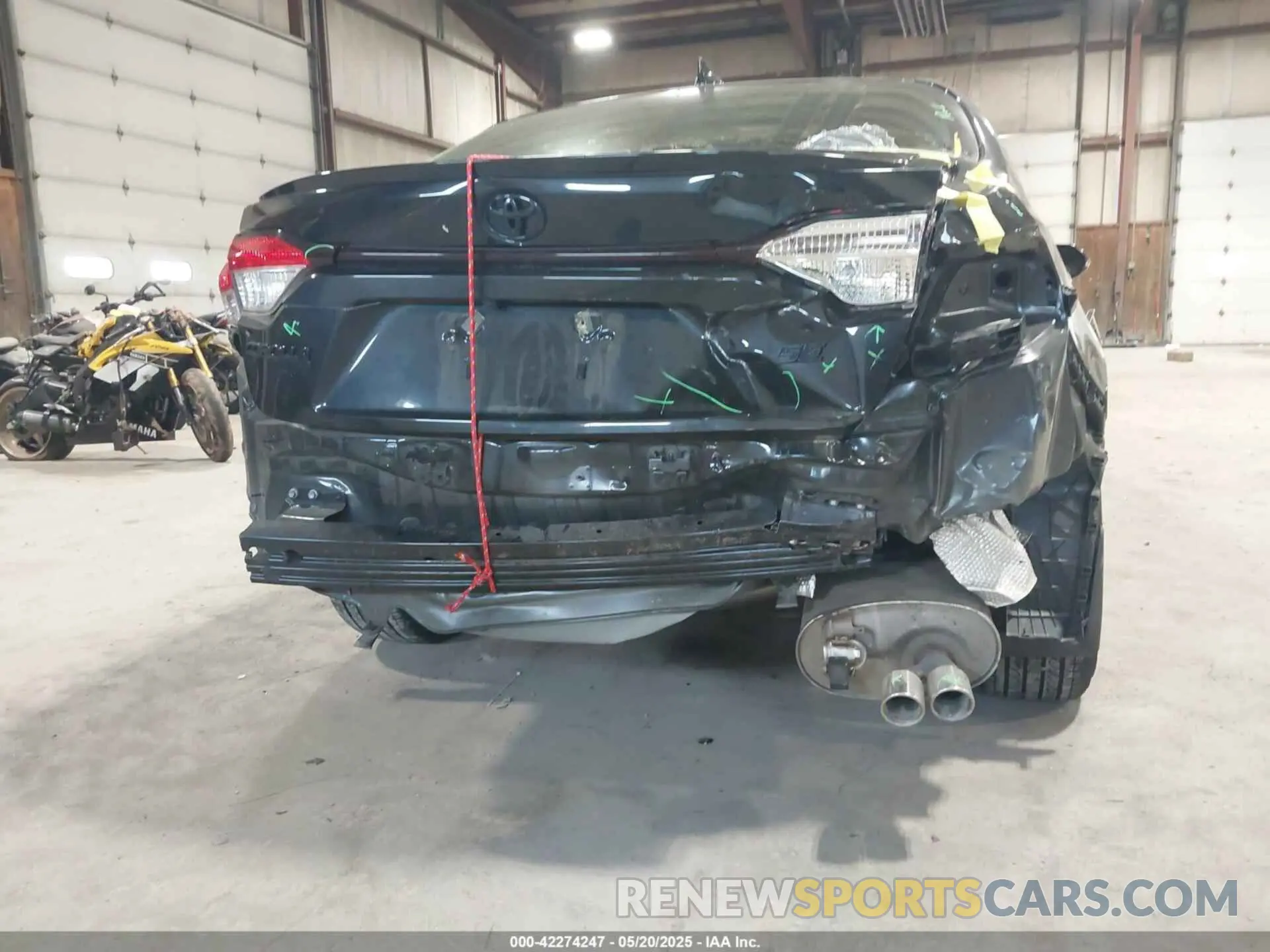 6 fotografías del automóvil dañado JTDS4MCE6NJ098836 TOYOTA COROLLA 2022