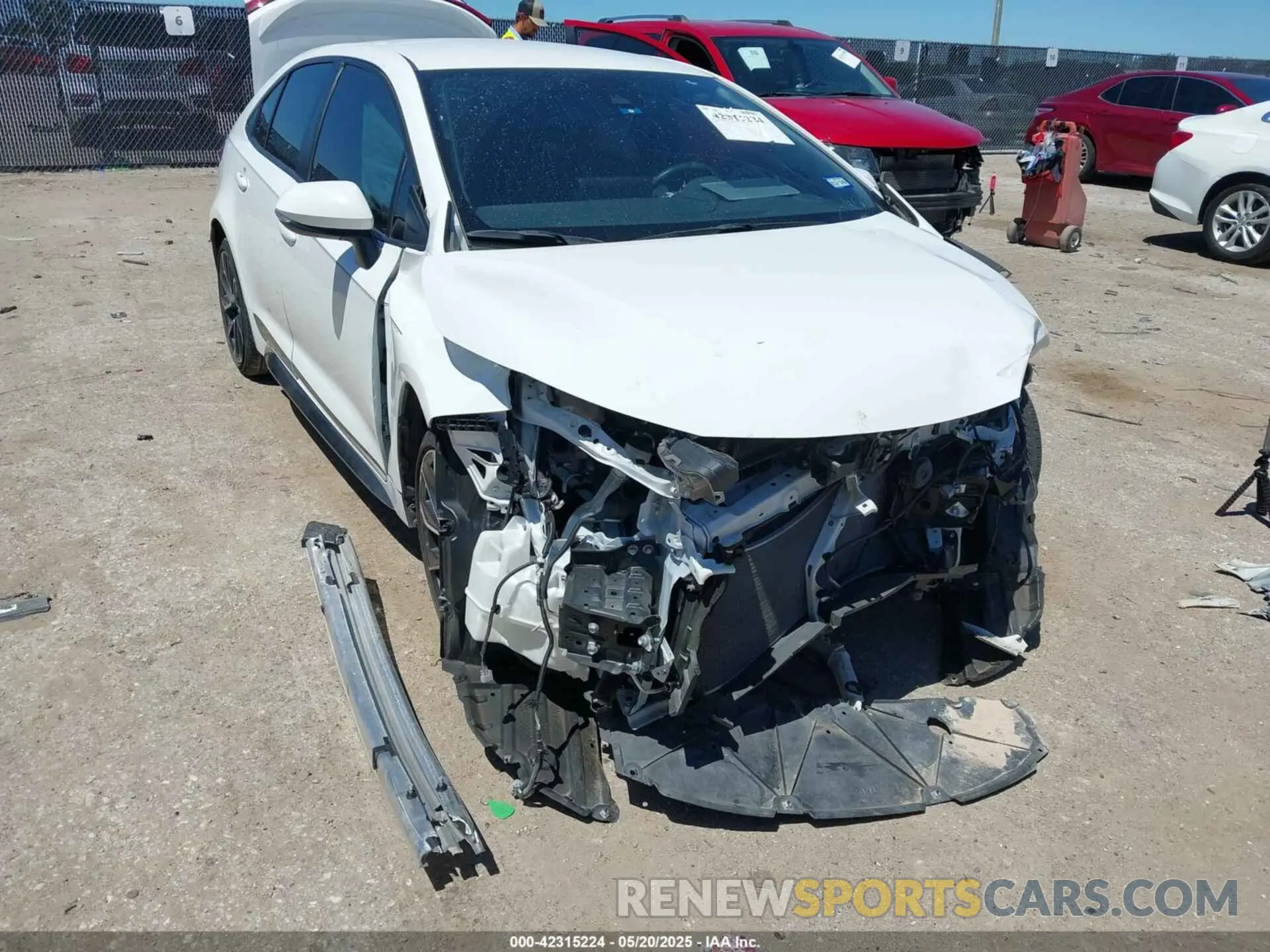 1 fotografías del automóvil dañado JTDS4MCE7N3502408 TOYOTA COROLLA 2022