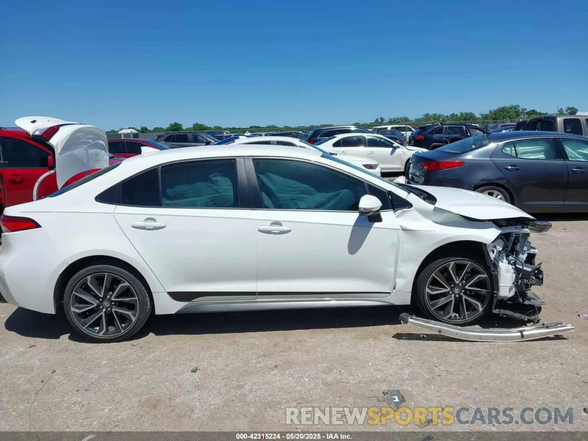 13 fotografías del automóvil dañado JTDS4MCE7N3502408 TOYOTA COROLLA 2022