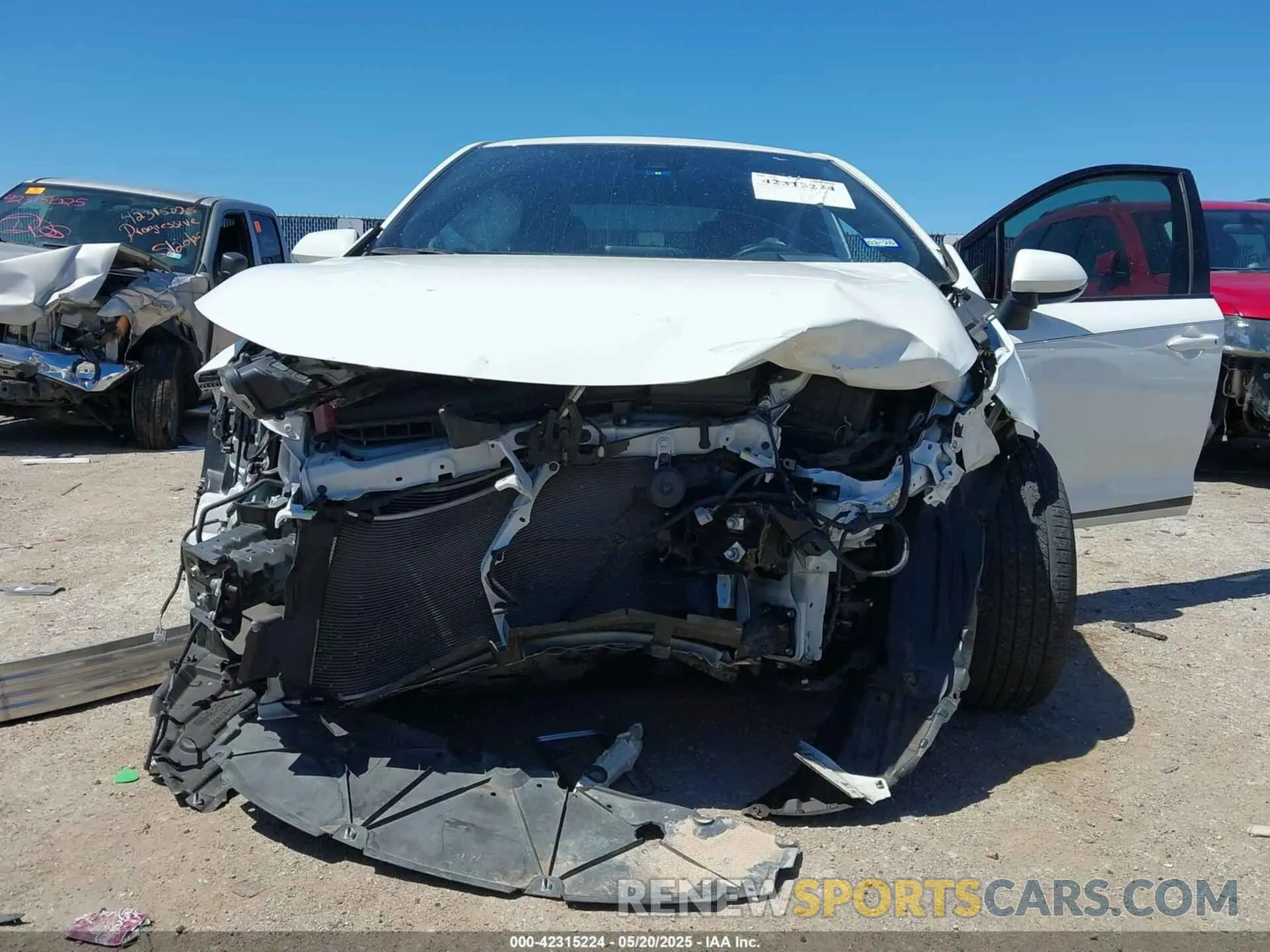 6 fotografías del automóvil dañado JTDS4MCE7N3502408 TOYOTA COROLLA 2022
