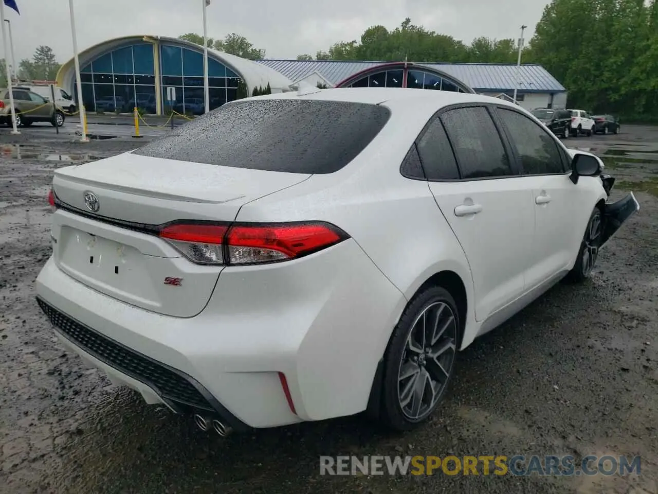4 fotografías del automóvil dañado JTDS4MCE7N3506121 TOYOTA COROLLA 2022