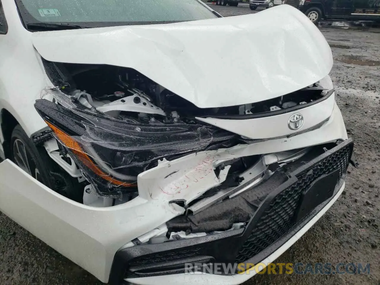 9 fotografías del automóvil dañado JTDS4MCE7N3506121 TOYOTA COROLLA 2022