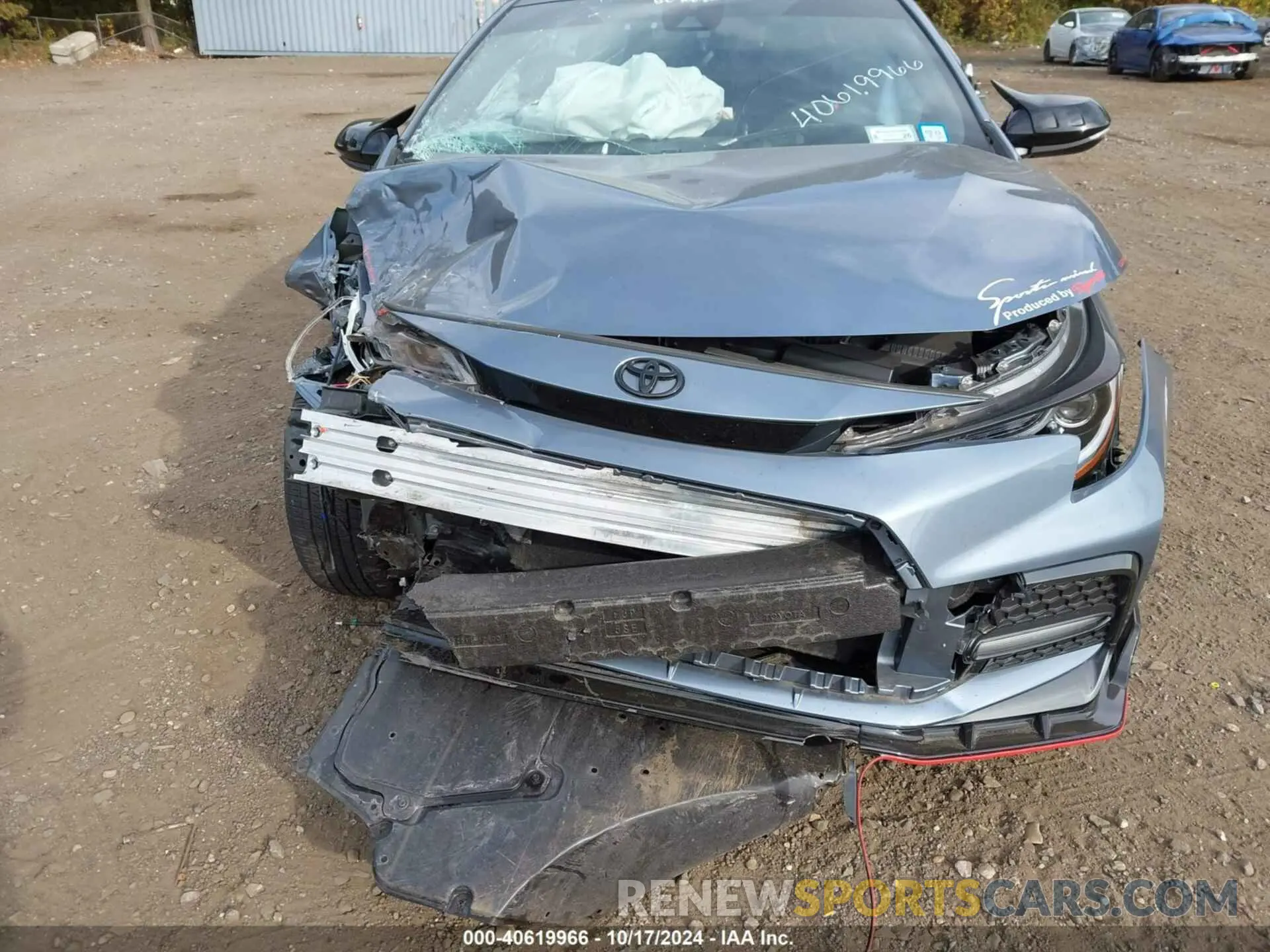 12 fotografías del automóvil dañado JTDS4MCE7N3510962 TOYOTA COROLLA 2022