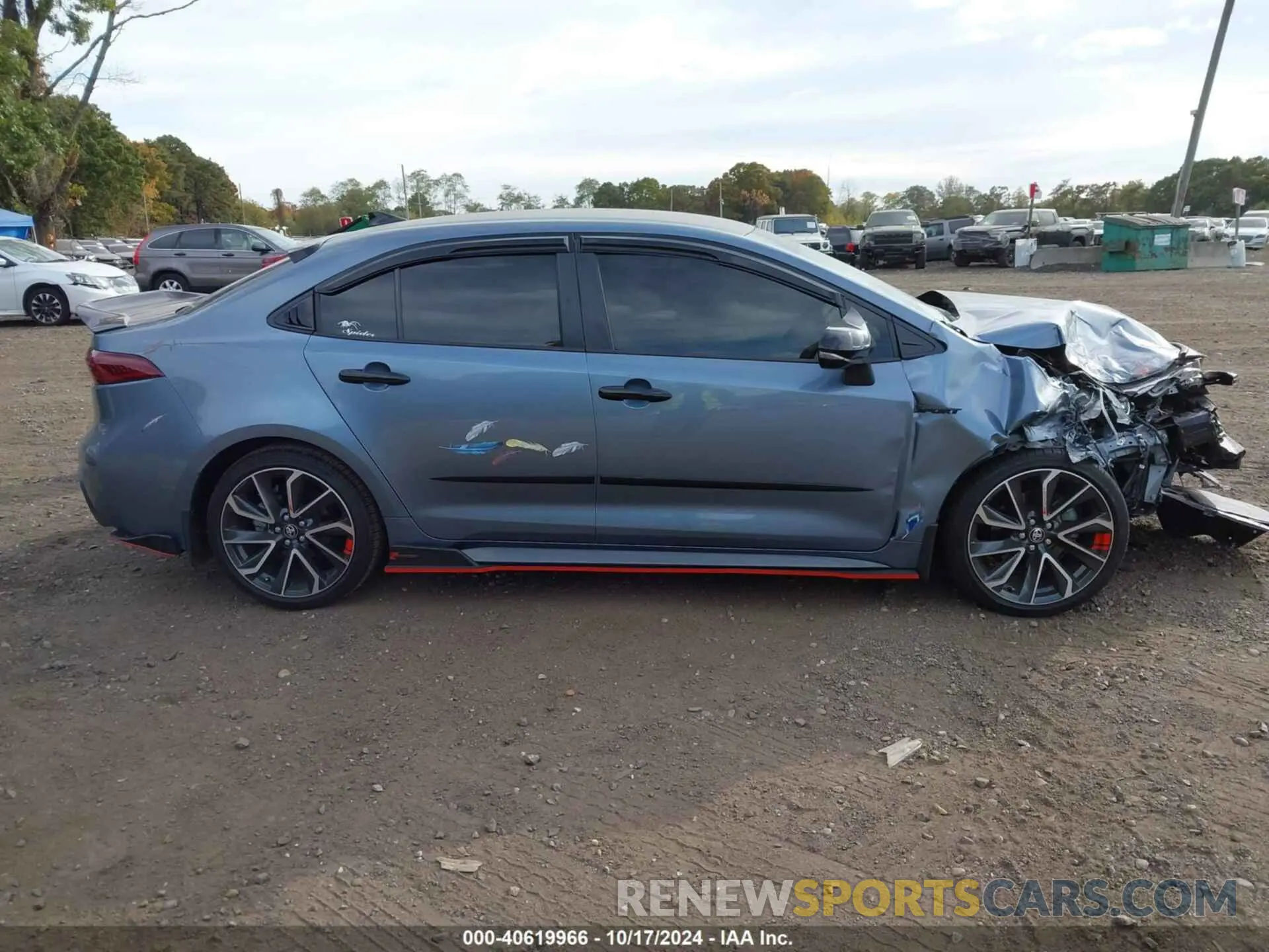 13 fotografías del automóvil dañado JTDS4MCE7N3510962 TOYOTA COROLLA 2022