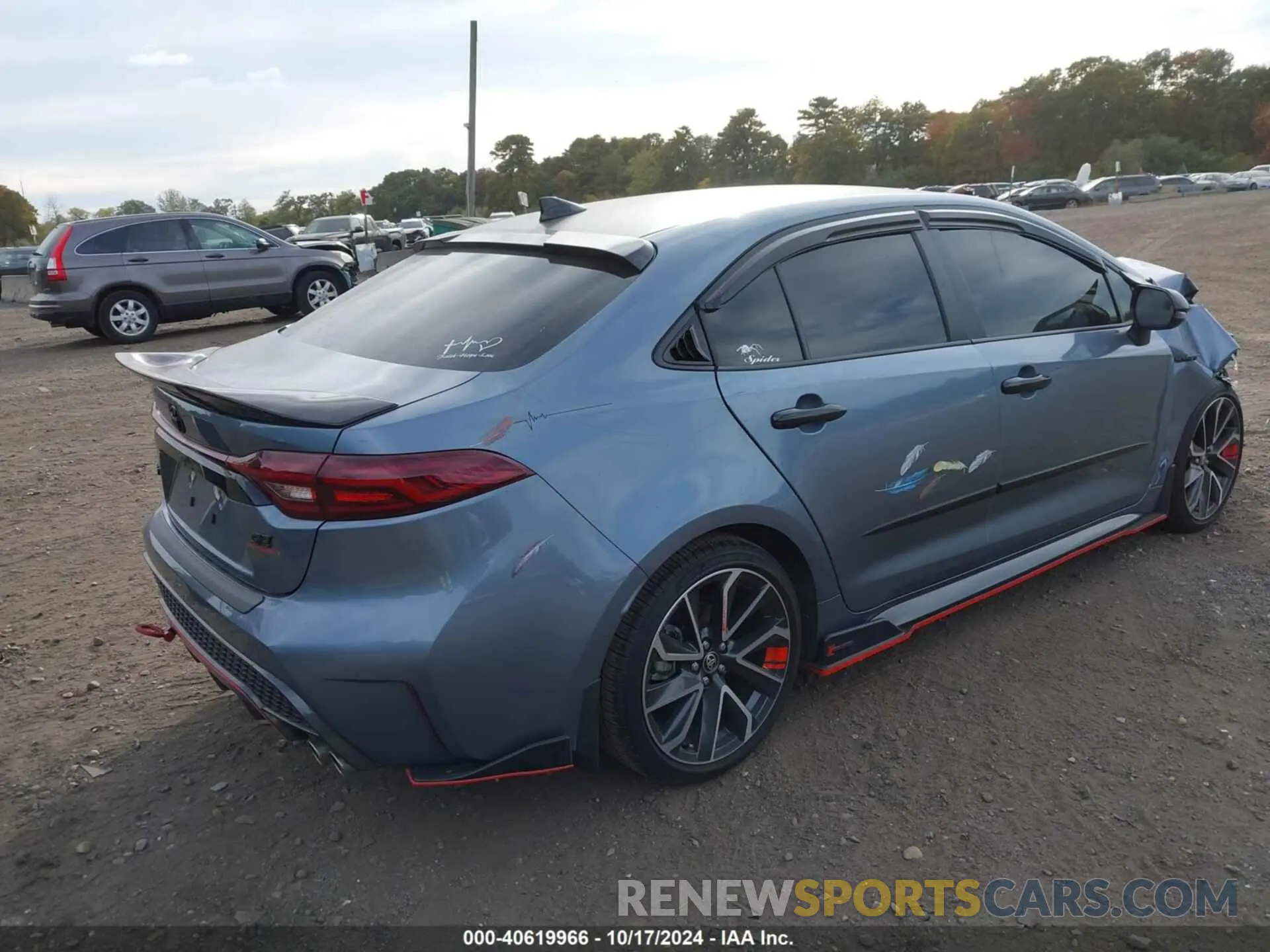4 fotografías del automóvil dañado JTDS4MCE7N3510962 TOYOTA COROLLA 2022