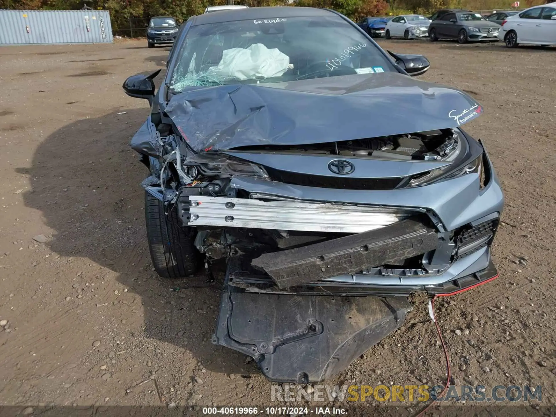 6 fotografías del automóvil dañado JTDS4MCE7N3510962 TOYOTA COROLLA 2022