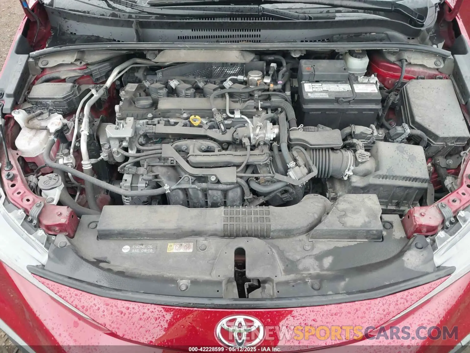 10 fotografías del automóvil dañado JTDS4MCE7NJ082418 TOYOTA COROLLA 2022