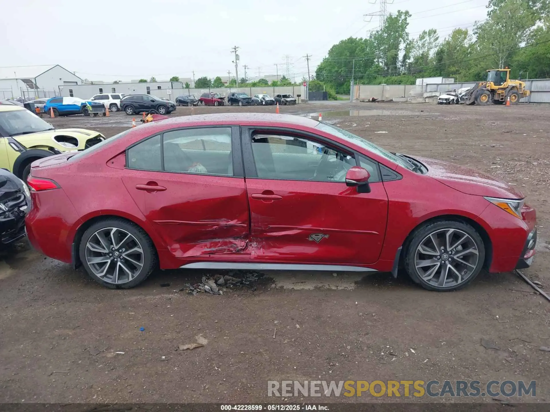 13 fotografías del automóvil dañado JTDS4MCE7NJ082418 TOYOTA COROLLA 2022