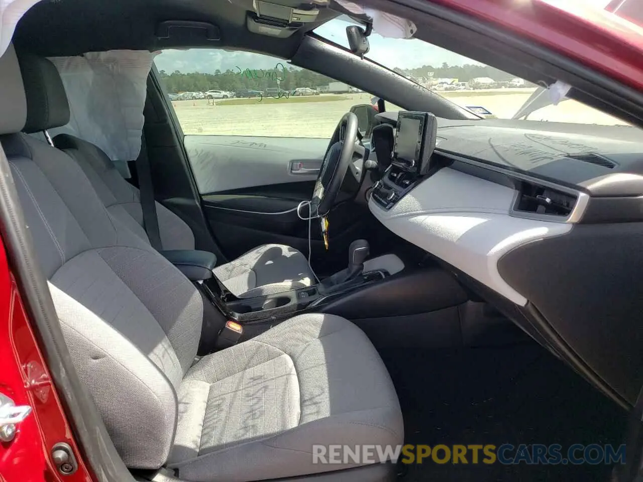 5 fotografías del automóvil dañado JTDS4MCE7NJ084315 TOYOTA COROLLA 2022