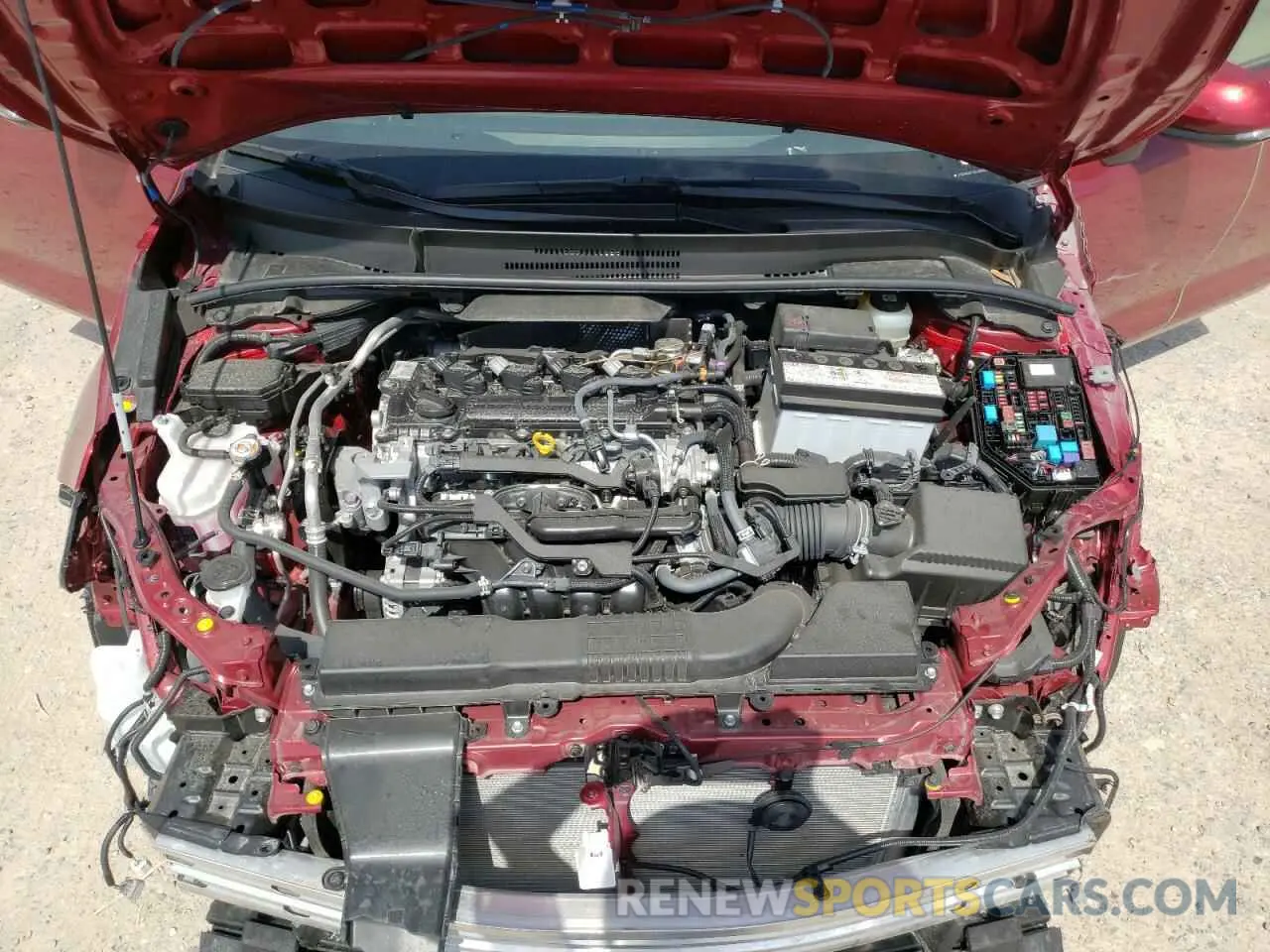 7 fotografías del automóvil dañado JTDS4MCE7NJ084315 TOYOTA COROLLA 2022