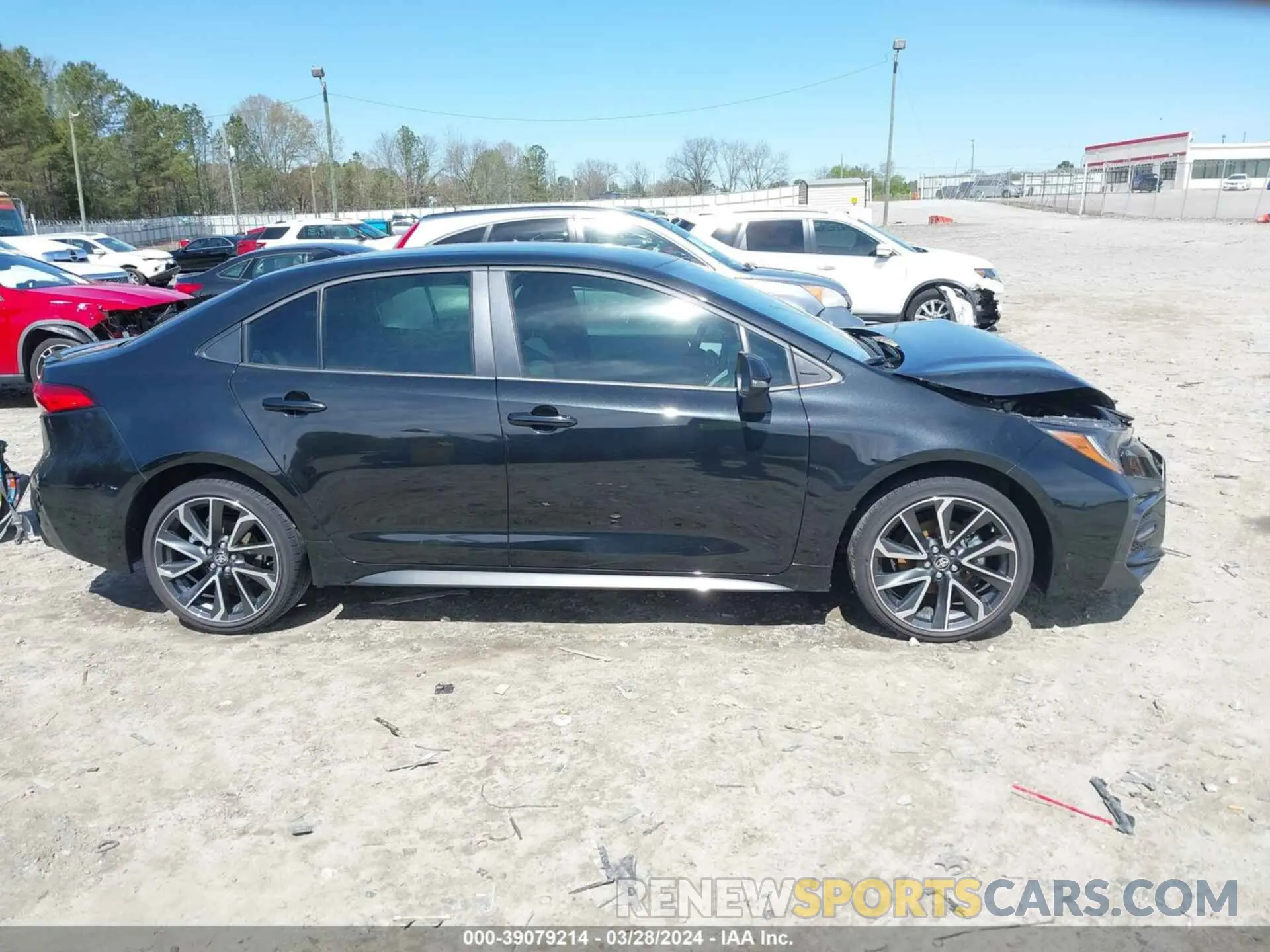 13 fotografías del automóvil dañado JTDS4MCE7NJ094326 TOYOTA COROLLA 2022
