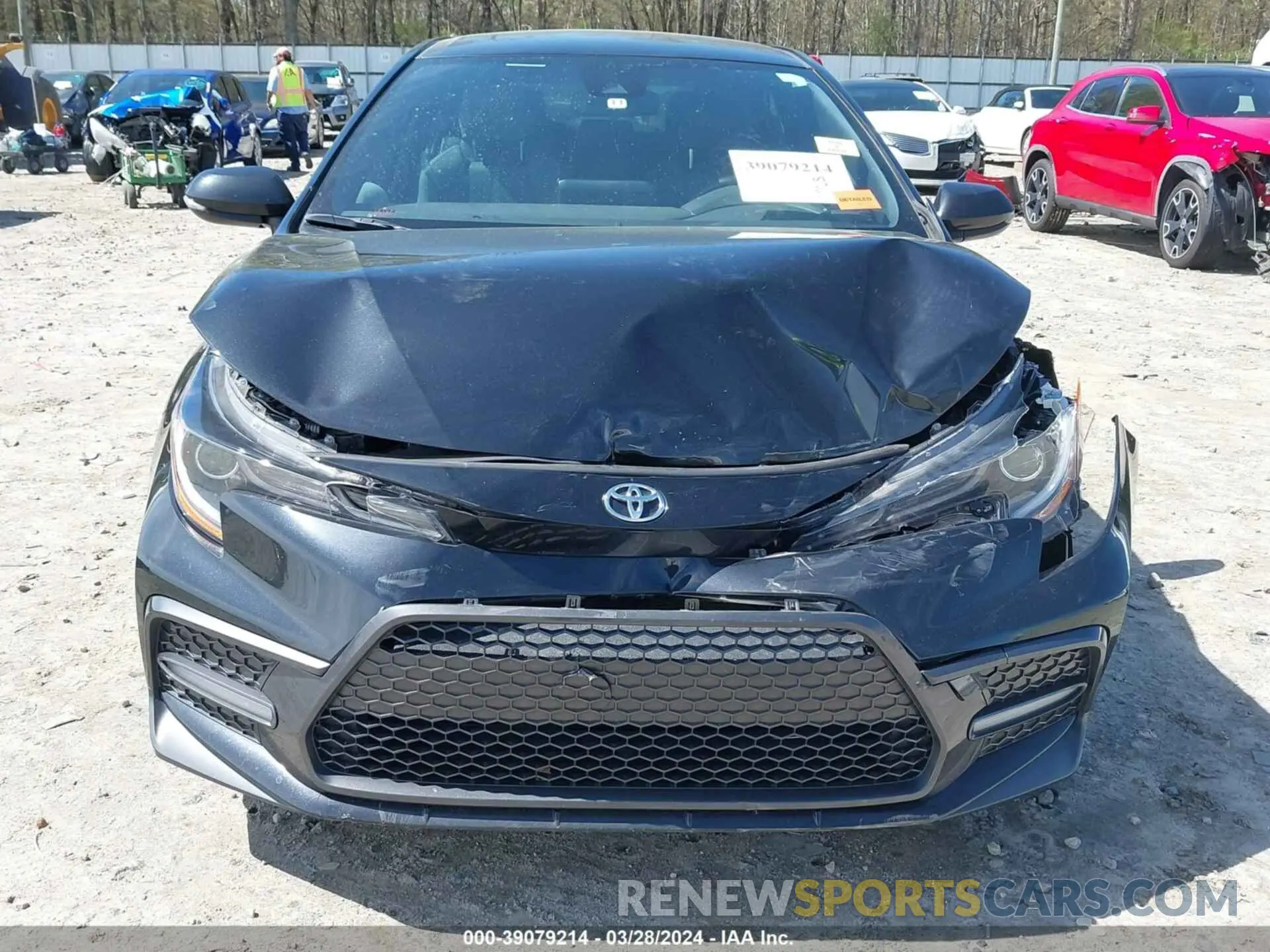 6 fotografías del automóvil dañado JTDS4MCE7NJ094326 TOYOTA COROLLA 2022
