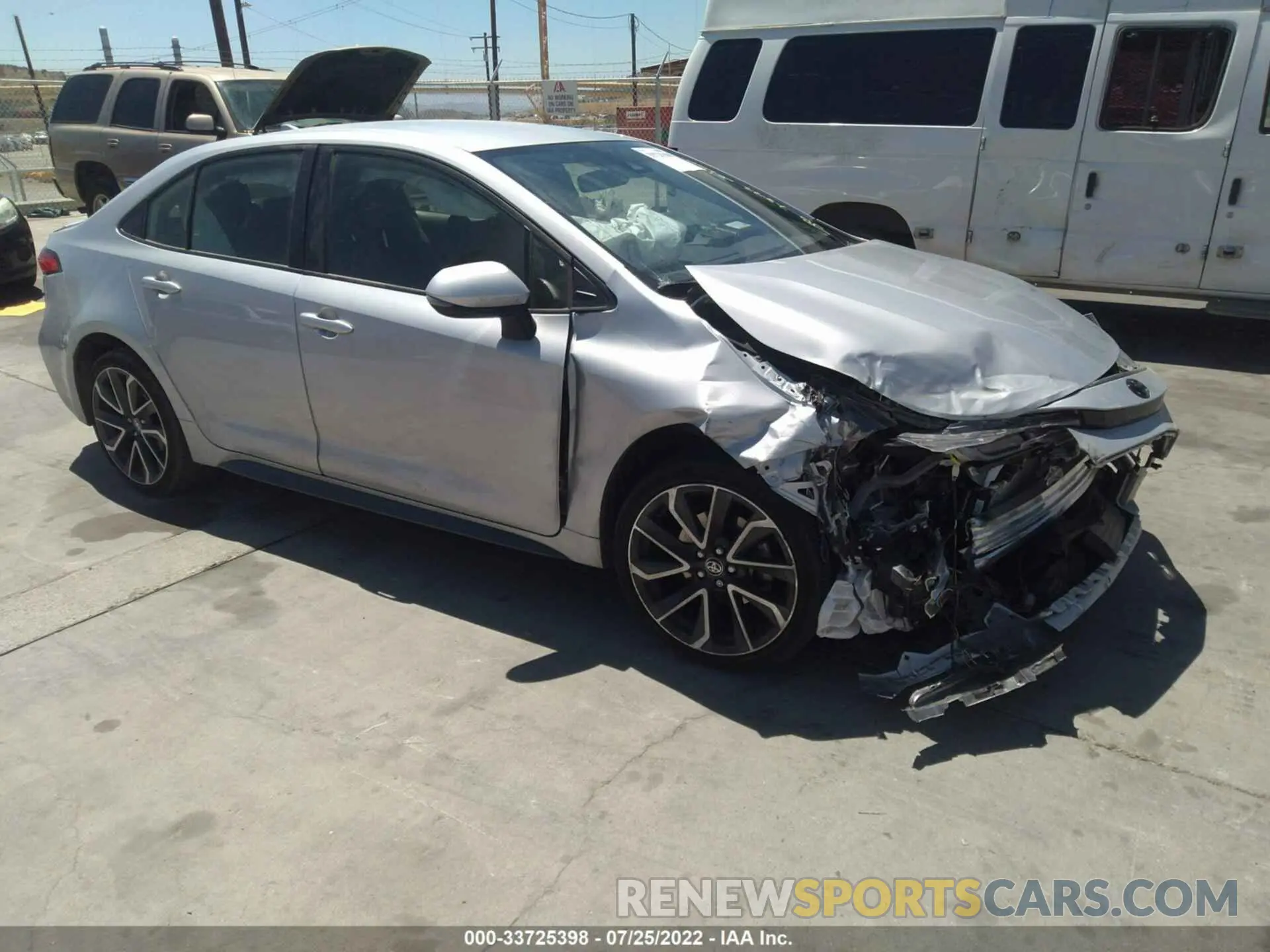 1 fotografías del automóvil dañado JTDS4MCE8N3500201 TOYOTA COROLLA 2022
