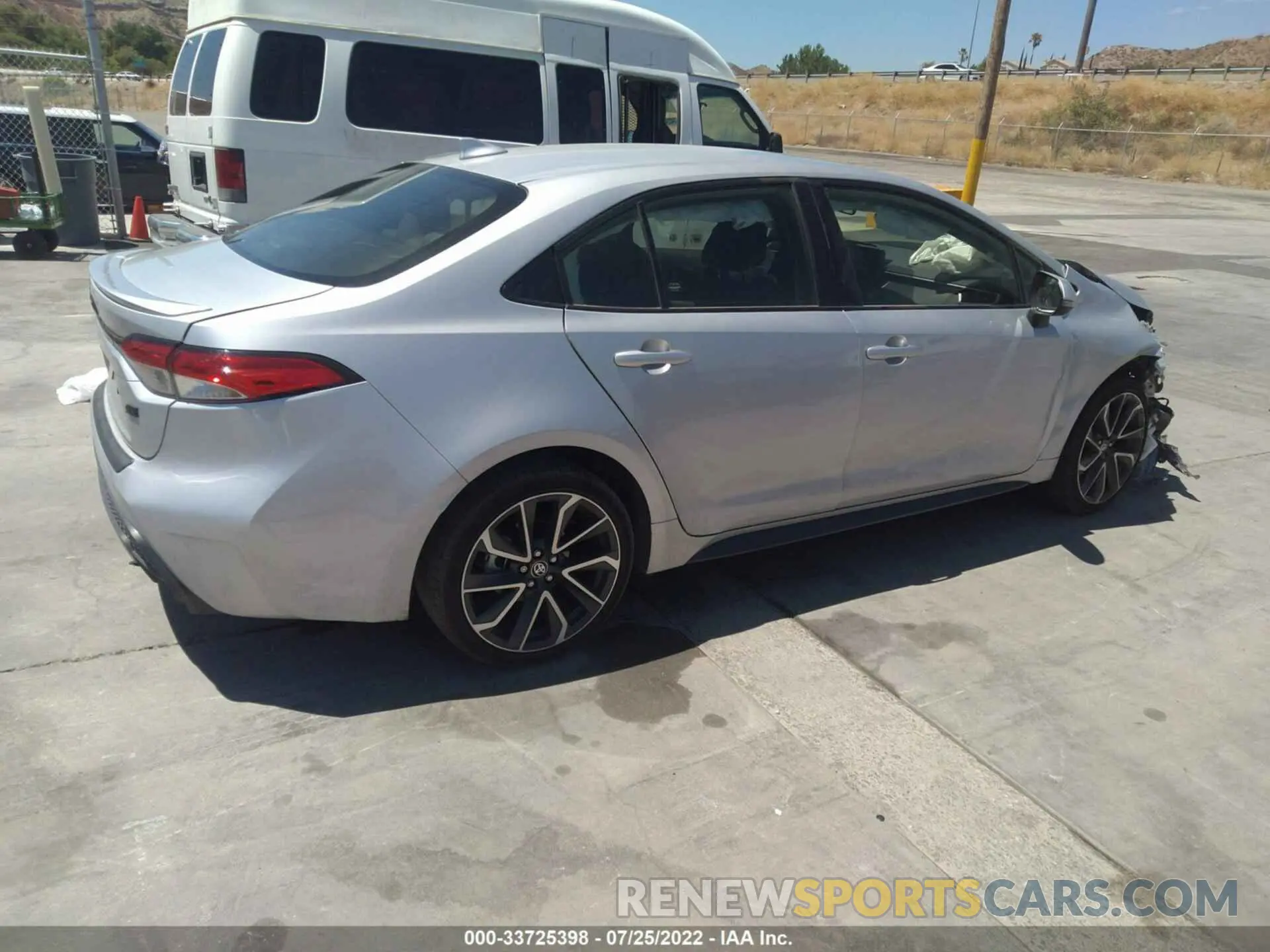 4 fotografías del automóvil dañado JTDS4MCE8N3500201 TOYOTA COROLLA 2022