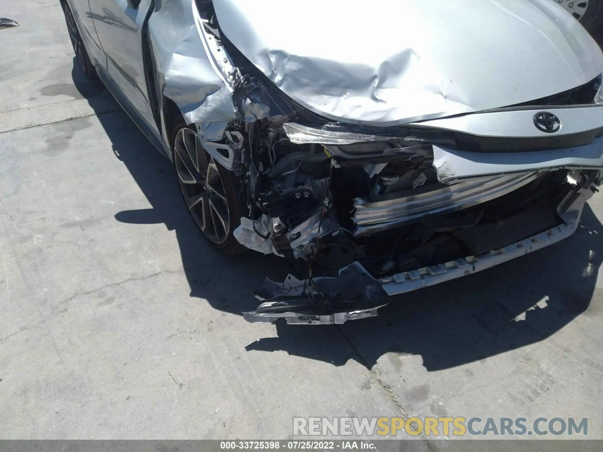 6 fotografías del automóvil dañado JTDS4MCE8N3500201 TOYOTA COROLLA 2022