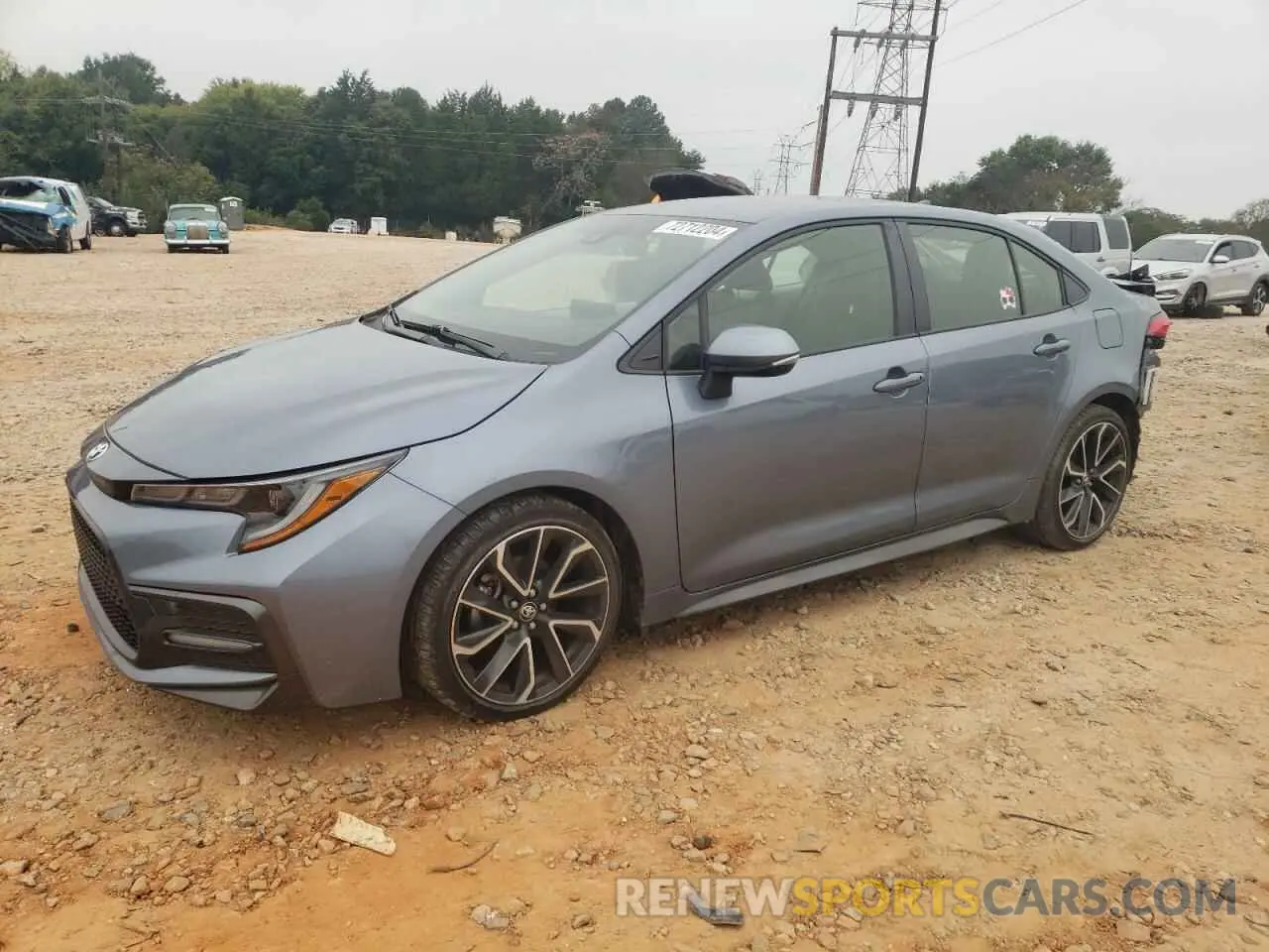 1 fotografías del automóvil dañado JTDS4MCE8N3511828 TOYOTA COROLLA 2022