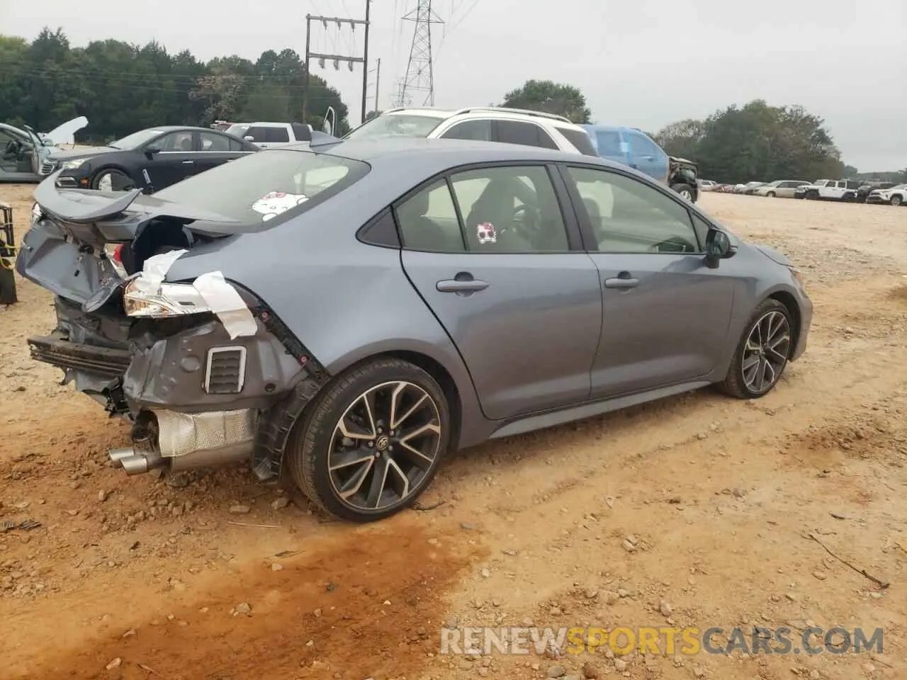 3 fotografías del automóvil dañado JTDS4MCE8N3511828 TOYOTA COROLLA 2022