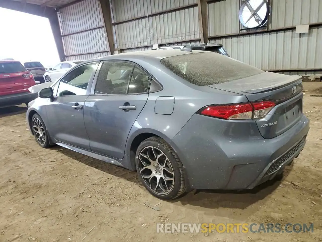 2 fotografías del automóvil dañado JTDS4MCE8NJ082069 TOYOTA COROLLA 2022
