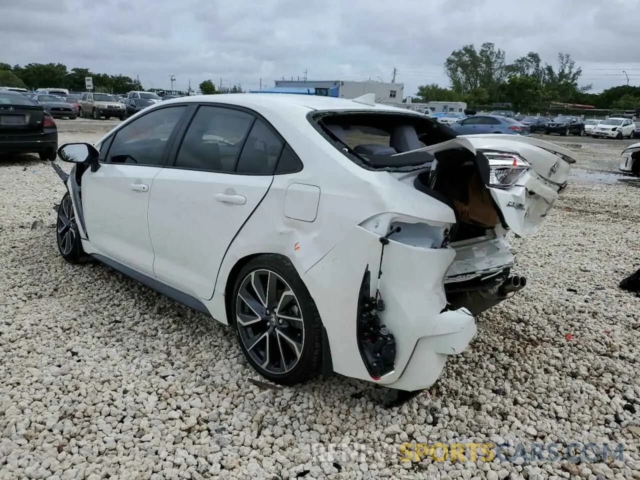 3 fotografías del automóvil dañado JTDS4MCE8NJ086199 TOYOTA COROLLA 2022