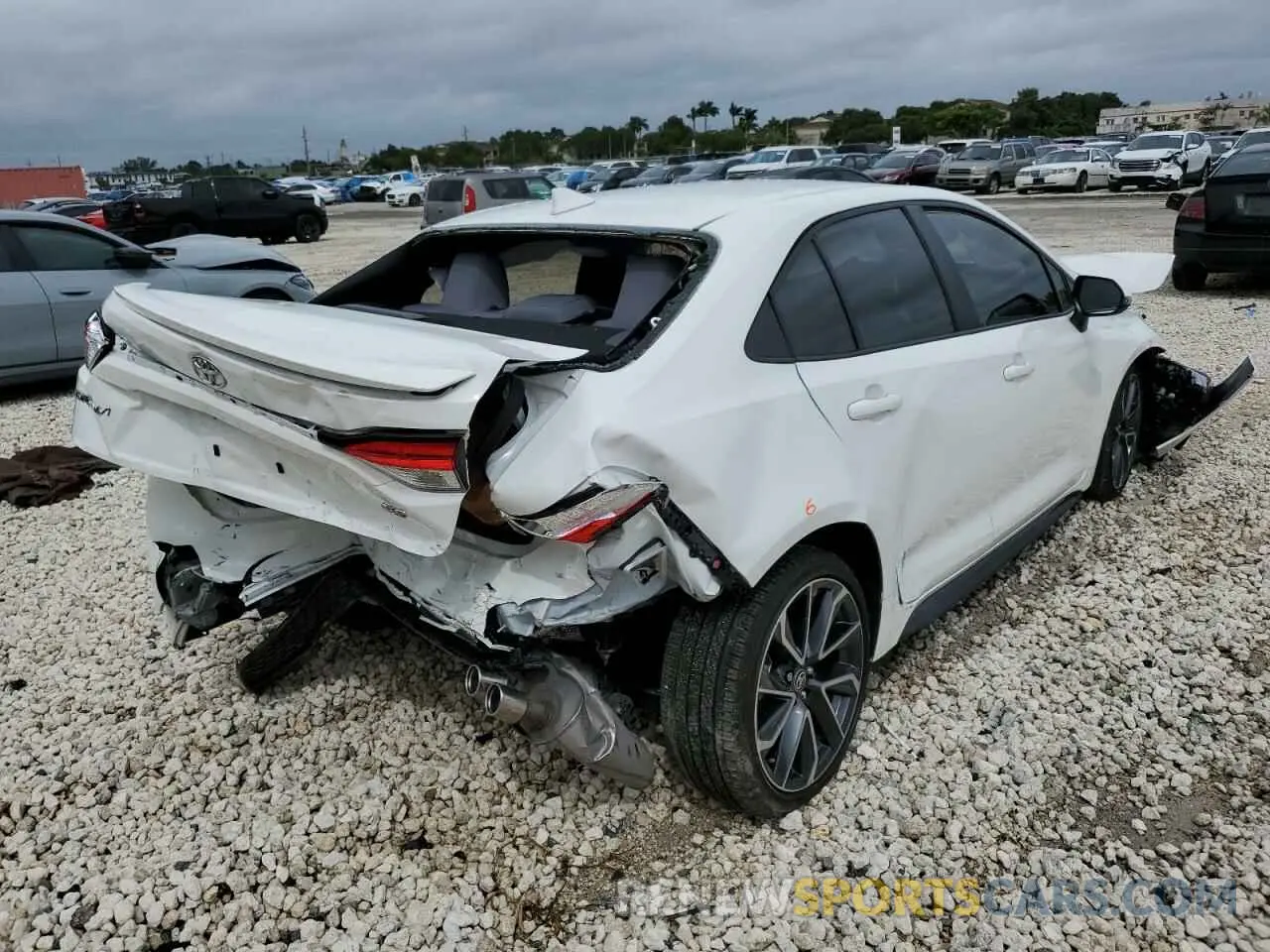 4 fotografías del automóvil dañado JTDS4MCE8NJ086199 TOYOTA COROLLA 2022