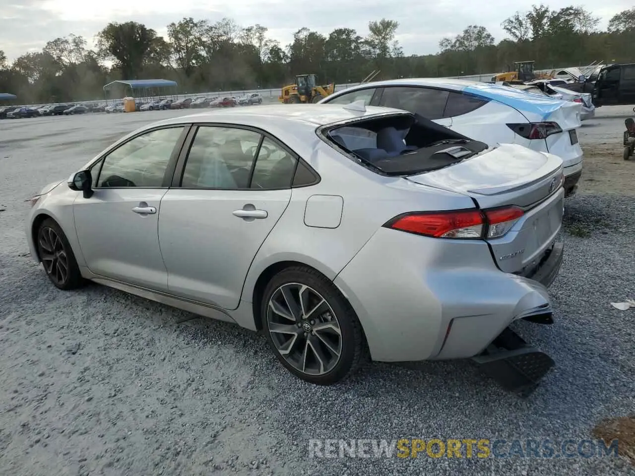 2 fotografías del automóvil dañado JTDS4MCE8NJ087708 TOYOTA COROLLA 2022