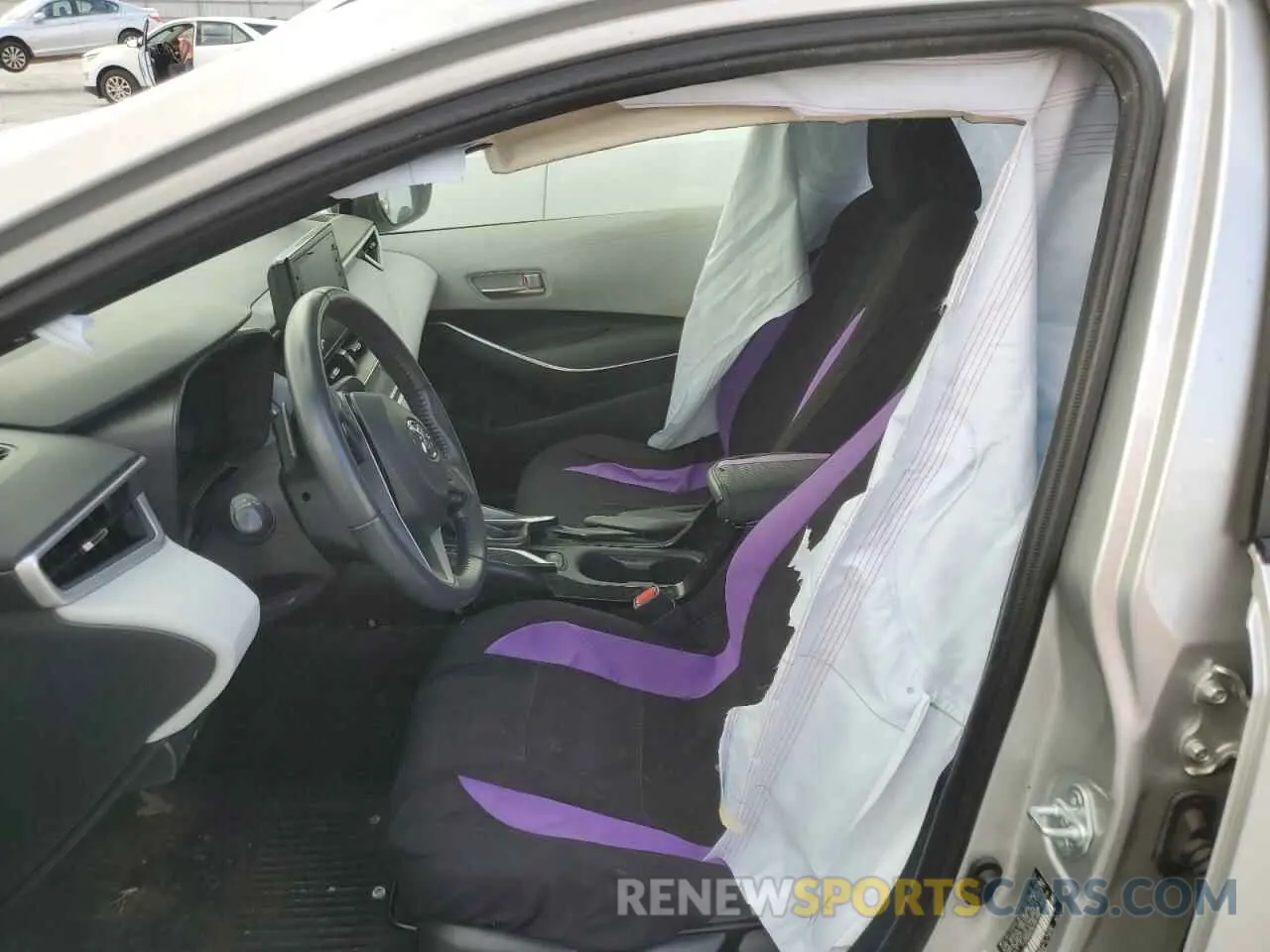 7 fotografías del automóvil dañado JTDS4MCE8NJ087708 TOYOTA COROLLA 2022