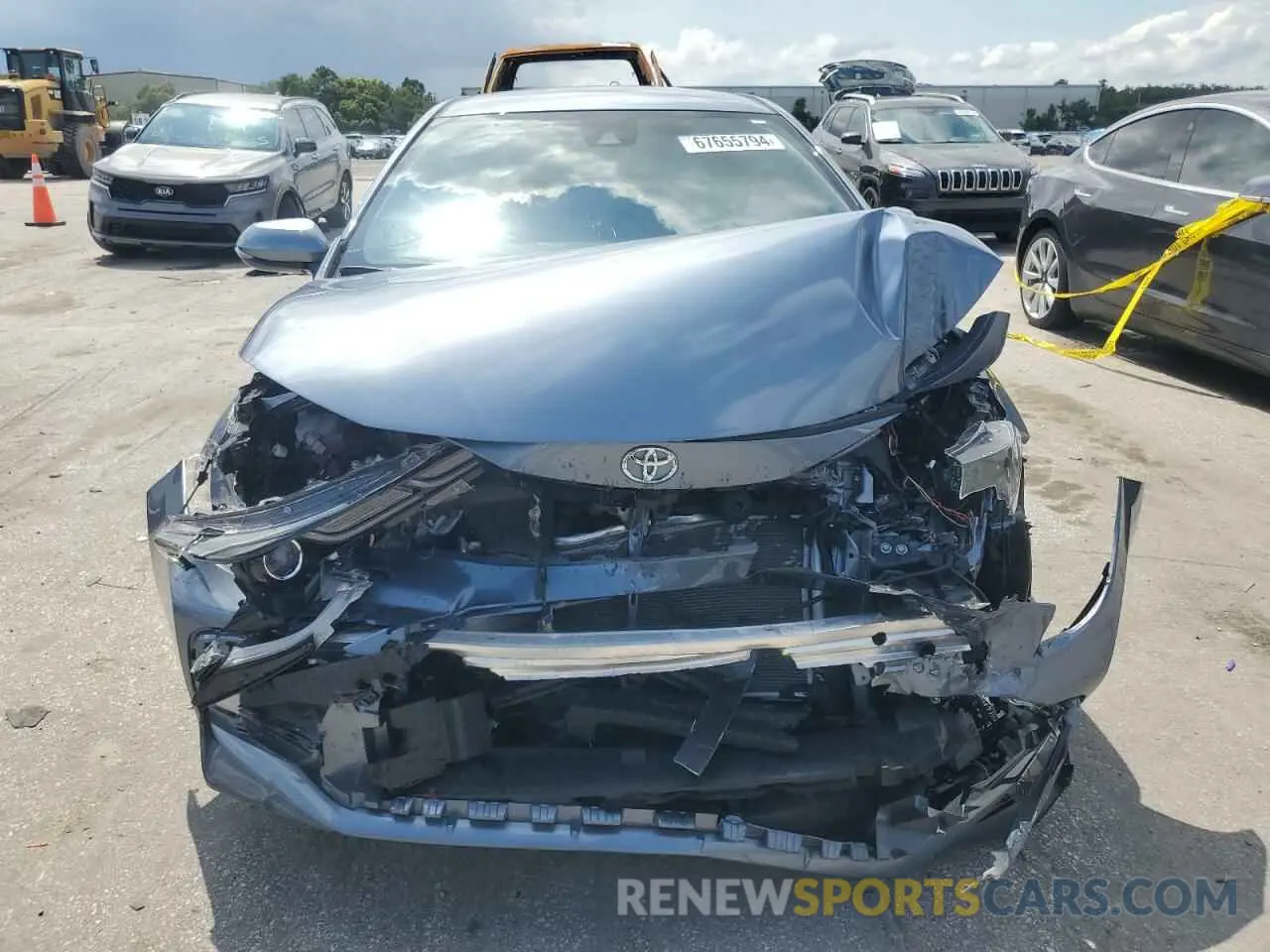 5 fotografías del automóvil dañado JTDS4MCE8NJ087806 TOYOTA COROLLA 2022