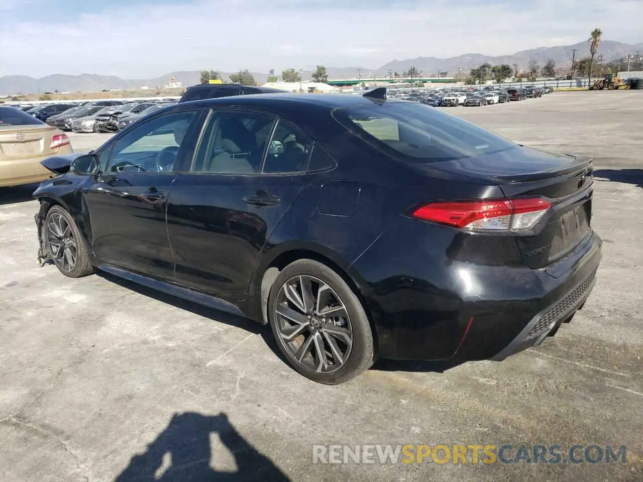 2 fotografías del automóvil dañado JTDS4MCE8NJ094822 TOYOTA COROLLA 2022