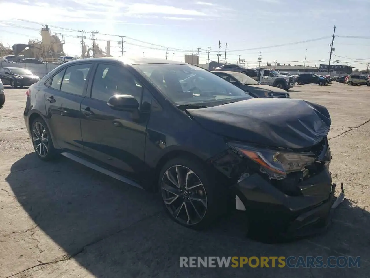 4 fotografías del automóvil dañado JTDS4MCE8NJ094822 TOYOTA COROLLA 2022