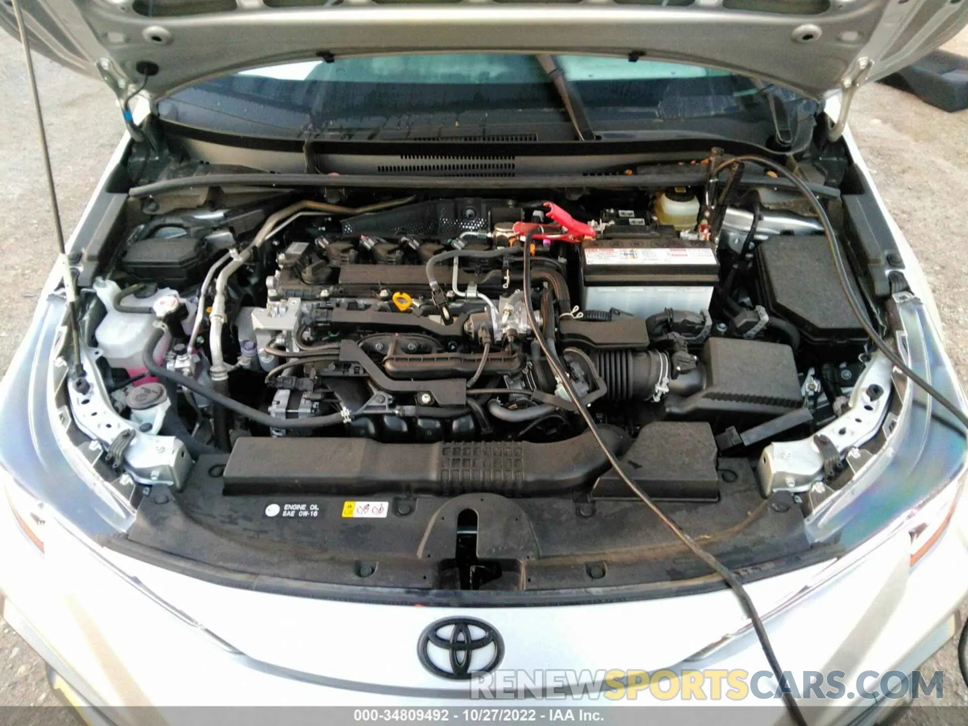 10 fotografías del automóvil dañado JTDS4MCE8NJ096229 TOYOTA COROLLA 2022