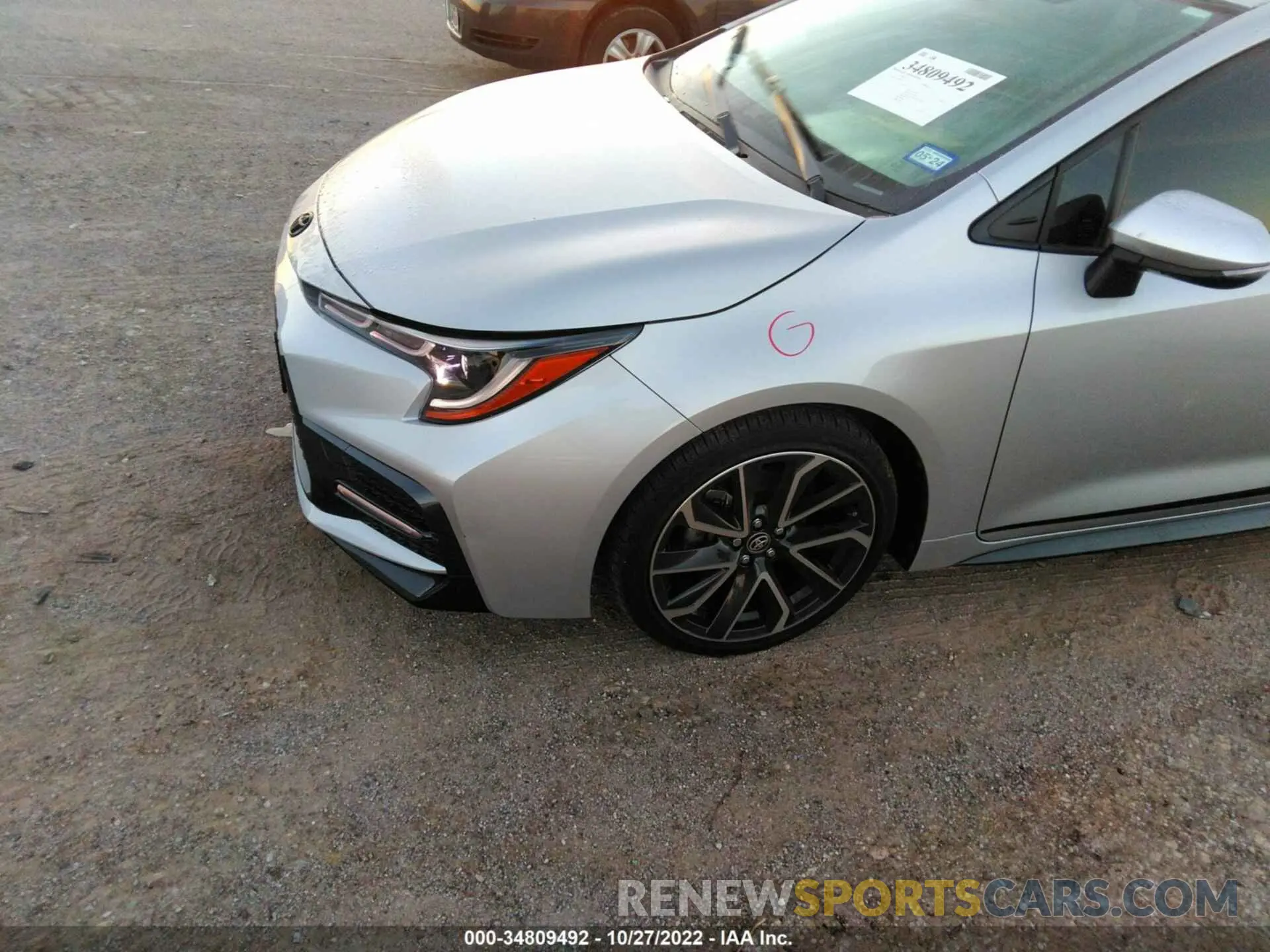 13 fotografías del automóvil dañado JTDS4MCE8NJ096229 TOYOTA COROLLA 2022