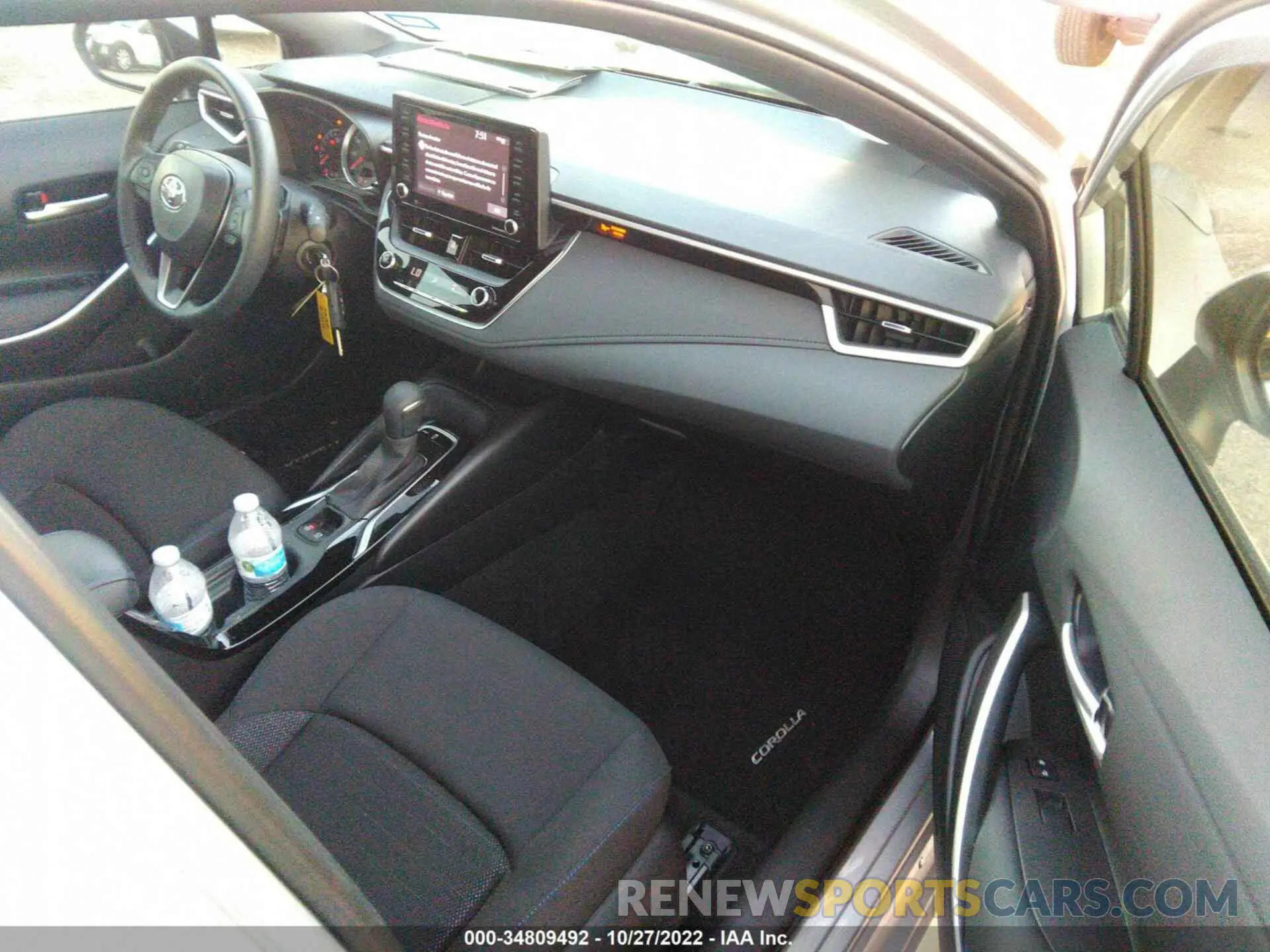 5 fotografías del automóvil dañado JTDS4MCE8NJ096229 TOYOTA COROLLA 2022