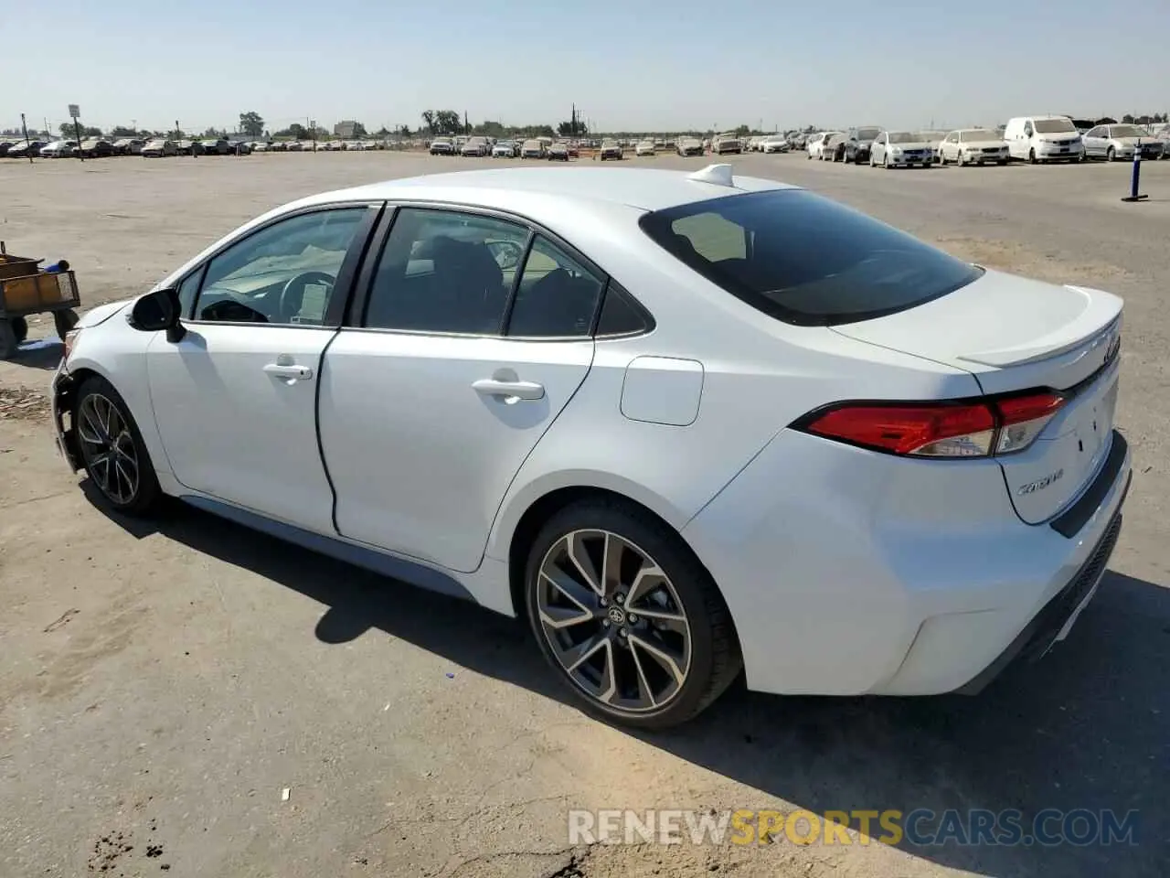 2 fotografías del automóvil dañado JTDS4MCE9N3501244 TOYOTA COROLLA 2022