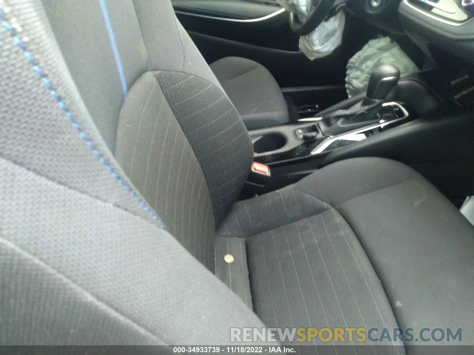 5 fotografías del automóvil dañado JTDS4MCE9N3503477 TOYOTA COROLLA 2022