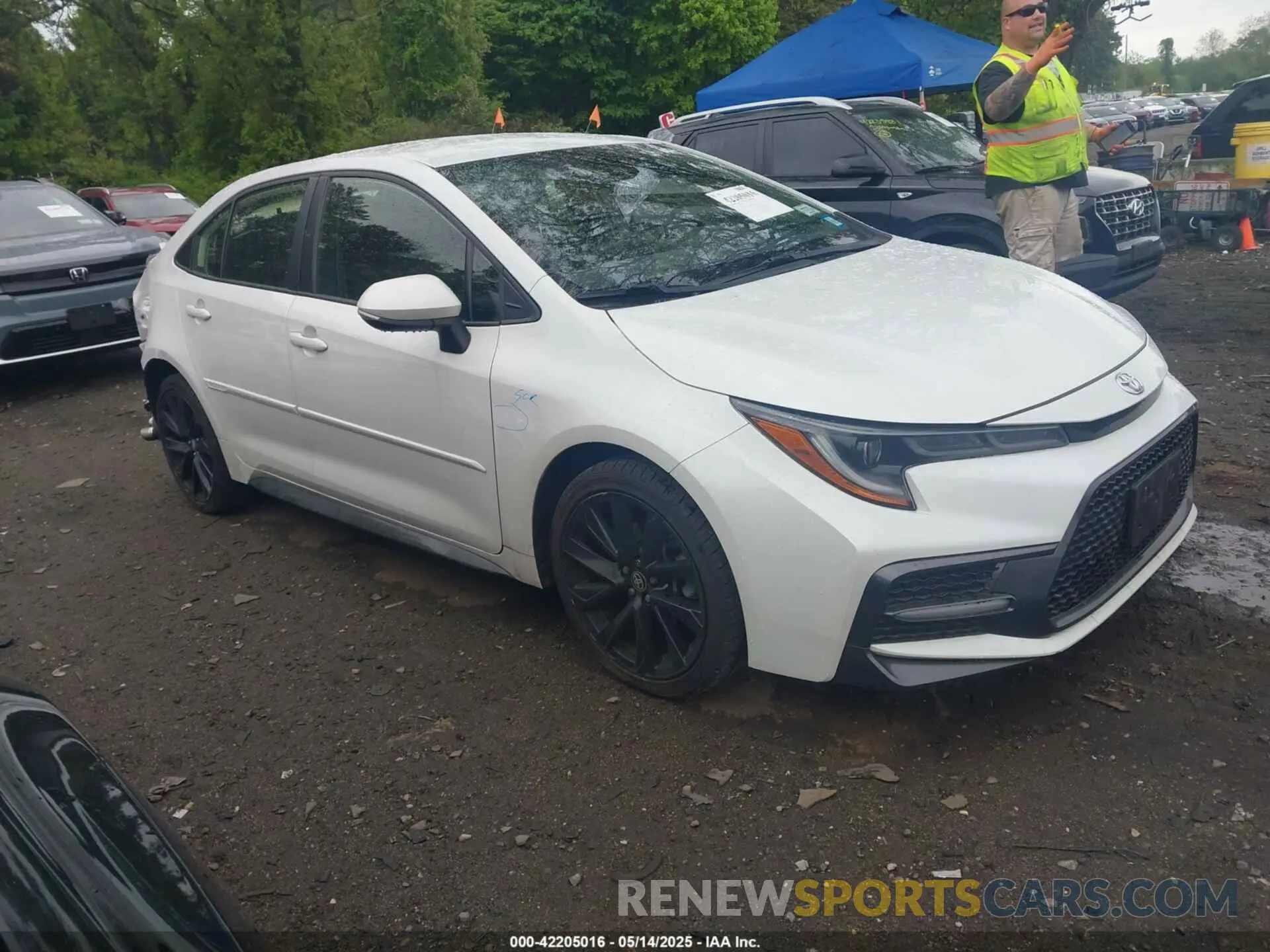 1 fotografías del automóvil dañado JTDS4MCE9N3504239 TOYOTA COROLLA 2022